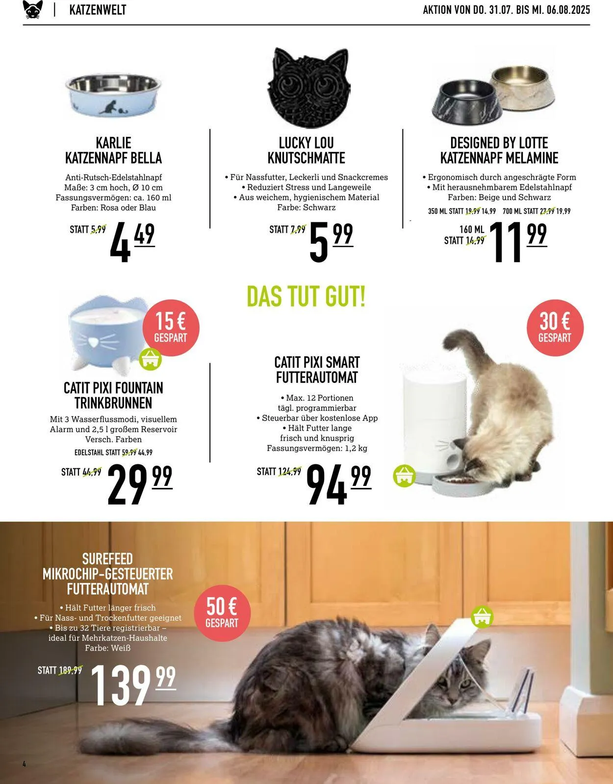 Kölle Zoo Aktueller Prospekt von 30. Juli bis 13. August 2025 - Prospekt seite 4