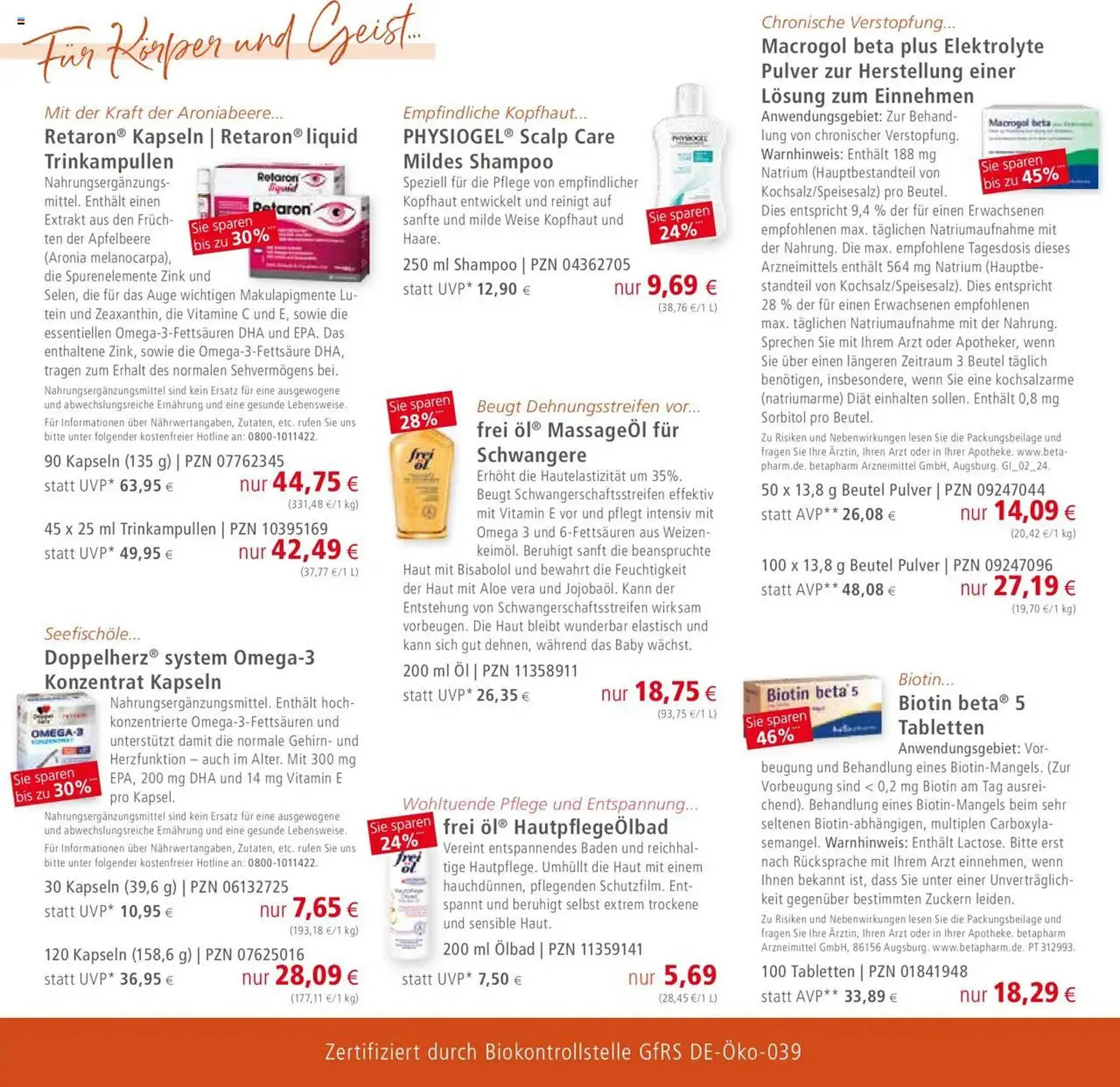 Apotal Prospekt von 16. Dezember bis 31. Januar 2025 - Prospekt seite 2