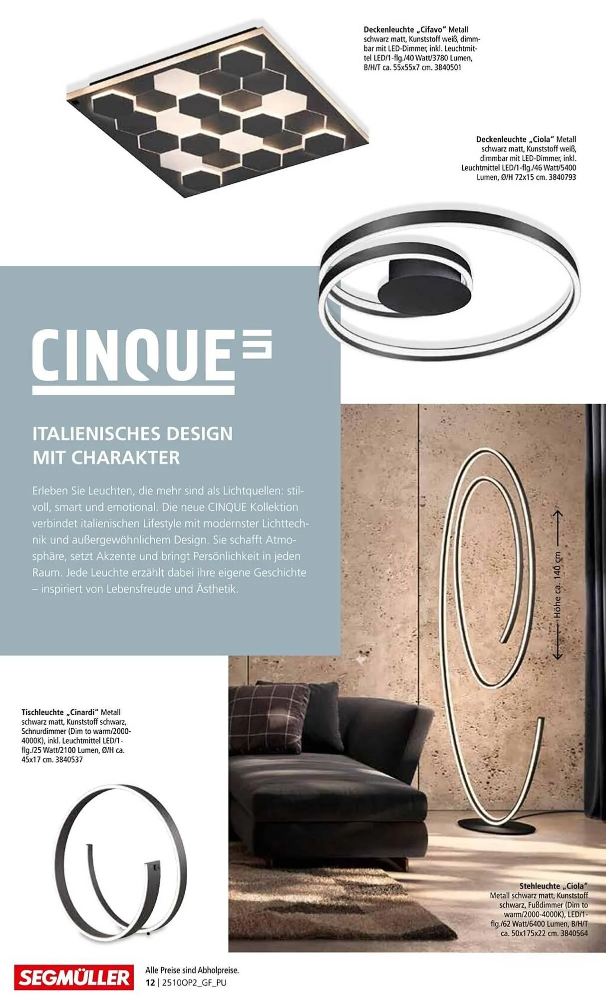 Segmüller Prospekt von 29. September bis 4. Januar 2026 - Prospekt seite 12