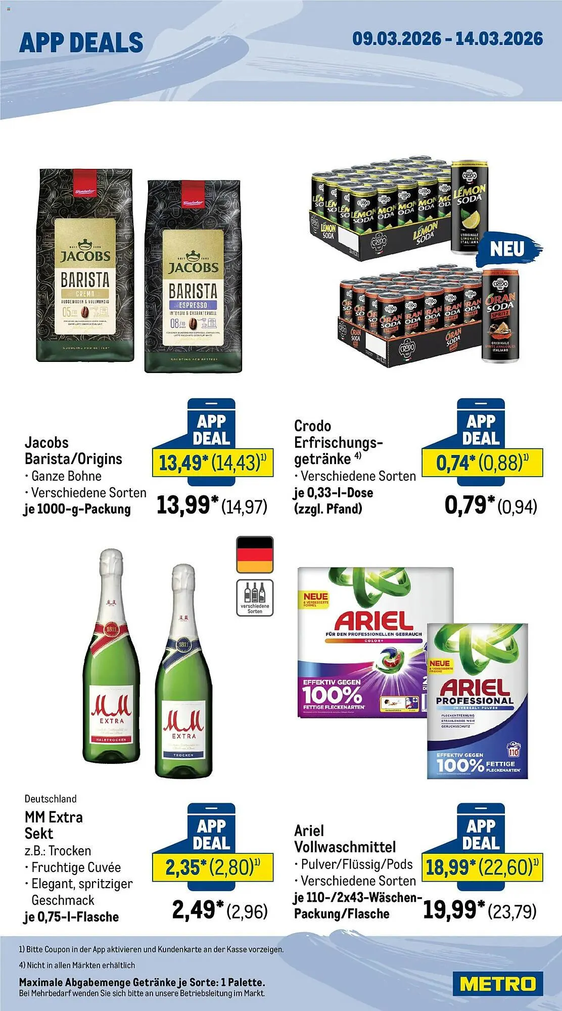 METRO Prospekt von 9. März bis 14. März 2026 - Prospekt seite 2