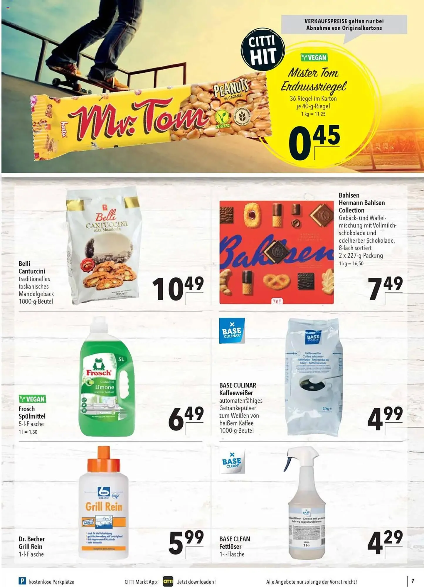 CITTI Markt Prospekt von 4. Juni bis 17. Juni 2025 - Prospekt seite 7