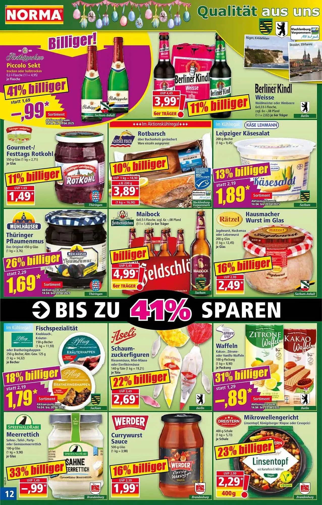 Norma Prospekt von 14. April bis 20. April 2025 - Prospekt seite 12