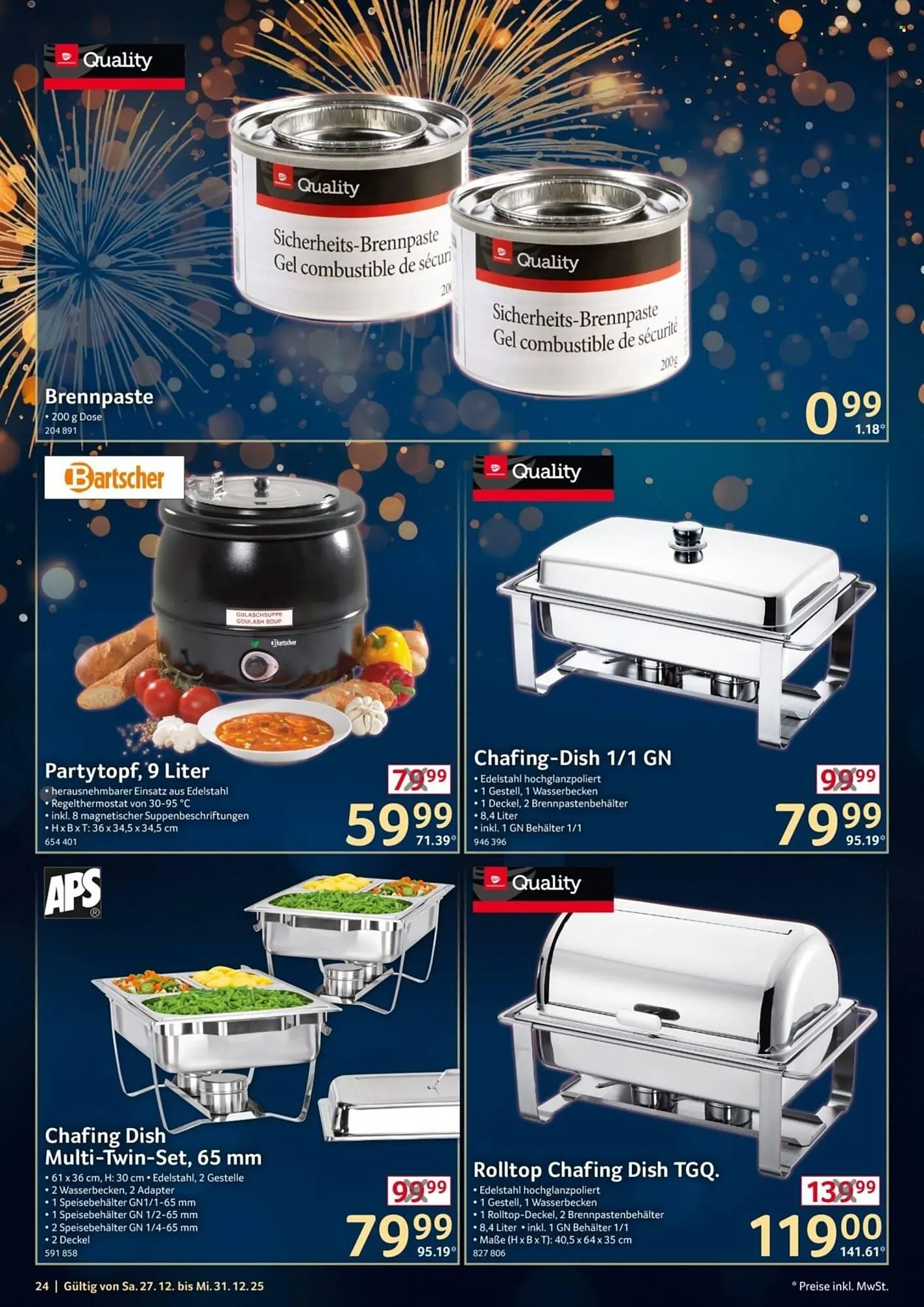 Selgros Prospekt von 27. Dezember bis 31. Dezember 2025 - Prospekt seite 24