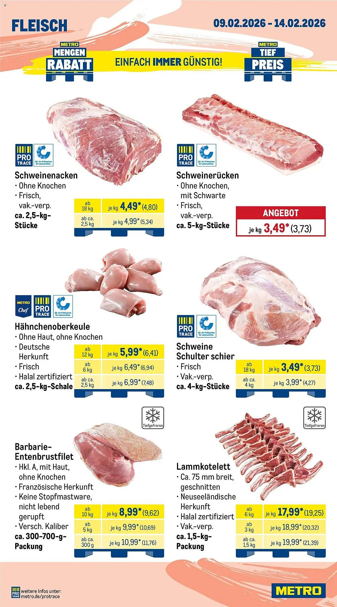 METRO Prospekt von 9. Februar bis 14. Februar 2026 - Prospekt seite 3