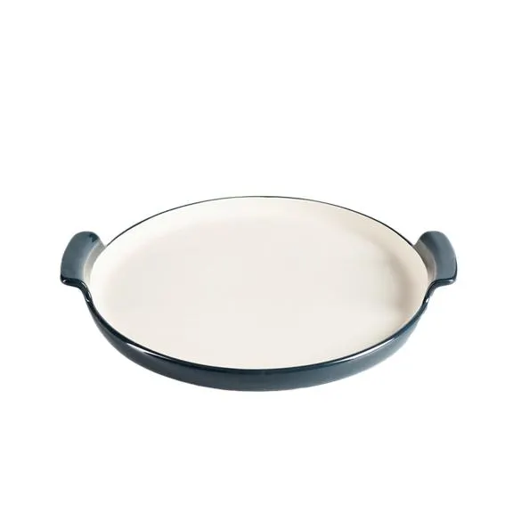 Steingut-Form "runder Pizzastein Peter"