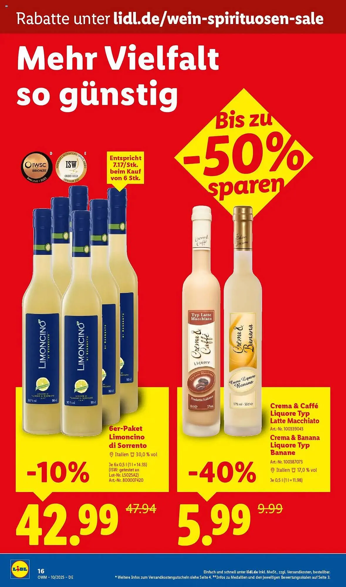 Lidl Prospekt von 1. Oktober bis 31. Oktober 2025 - Prospekt seite 16