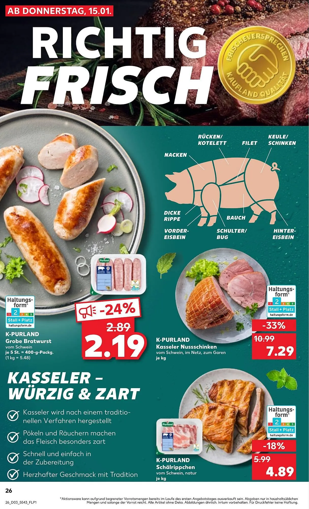 Kaufland Prospekt von 15. Januar bis 21. Januar 2026 - Prospekt seite 26