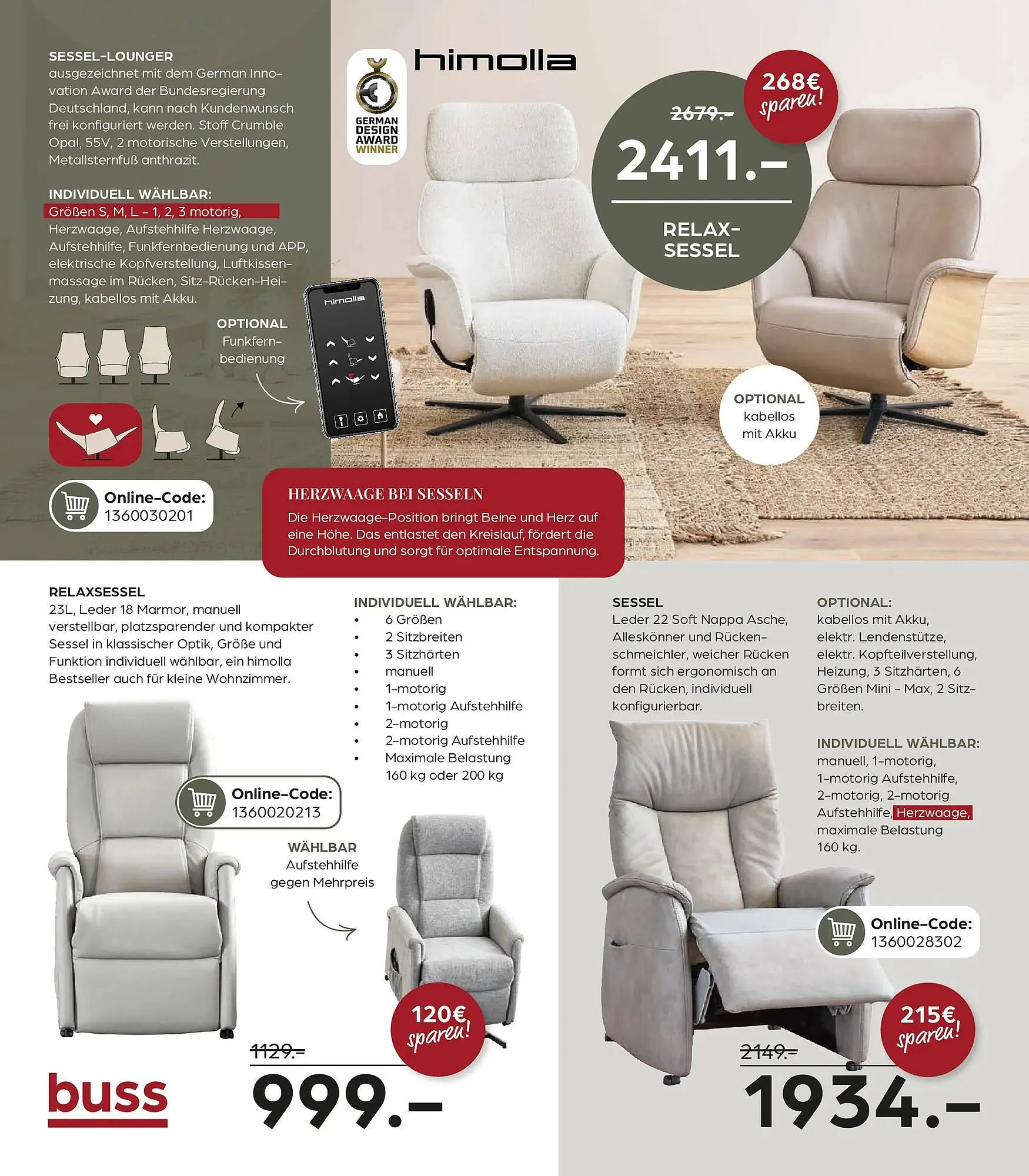 Möbel Buss Prospekt von 27. November bis 22. Dezember 2025 - Prospekt seite 28