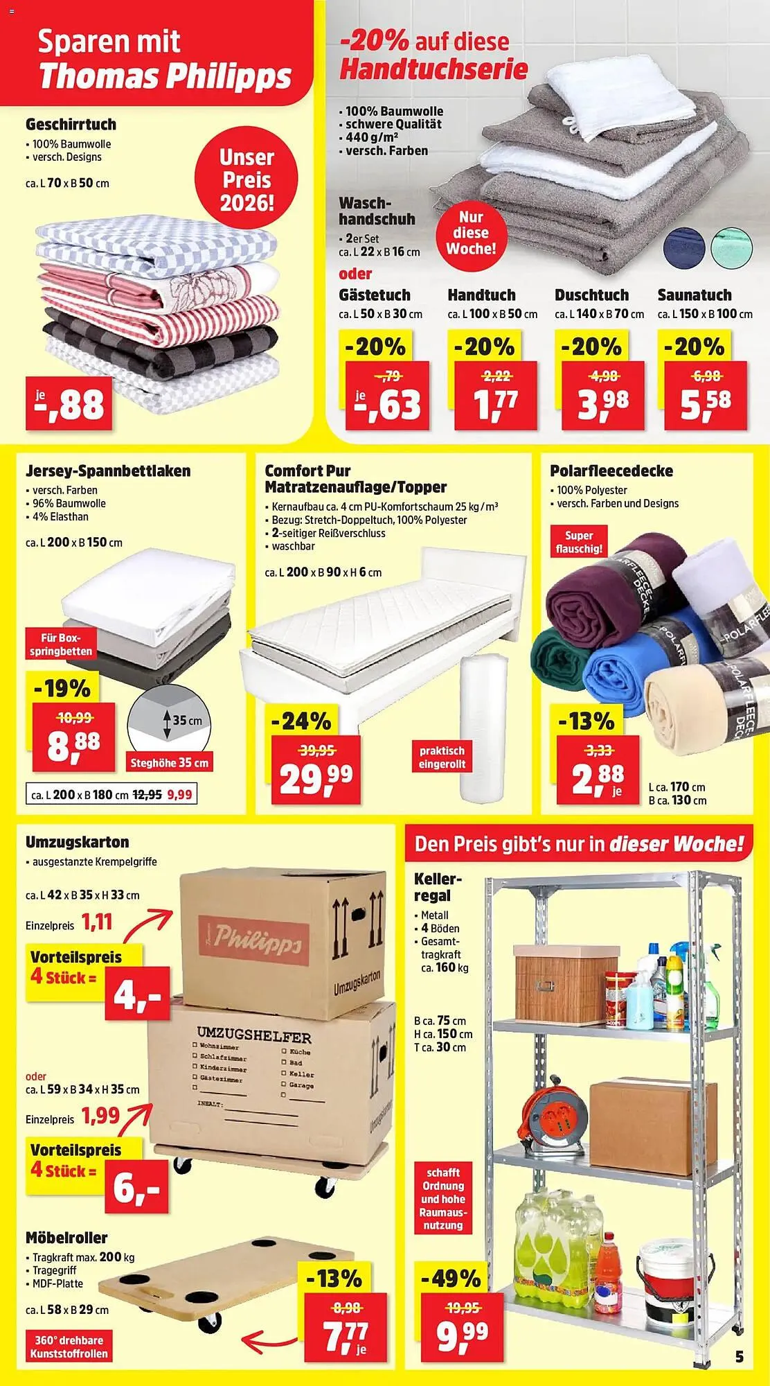 Thomas Philipps Prospekt von 5. Januar bis 10. Januar 2026 - Prospekt seite 5