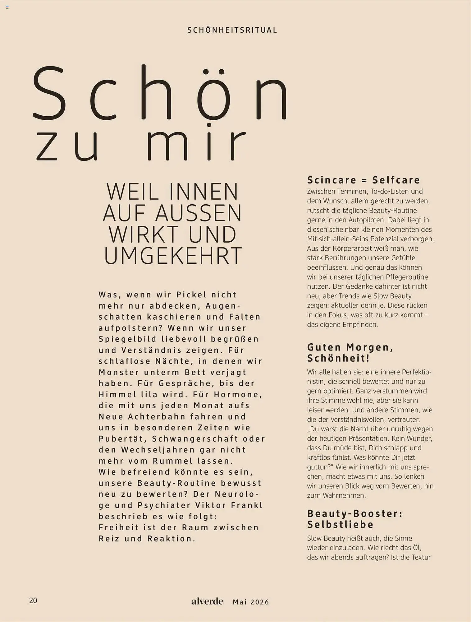 Dm drogerie Magazin von 1. Mai bis 31. Mai 2026 - Prospekt seite 20