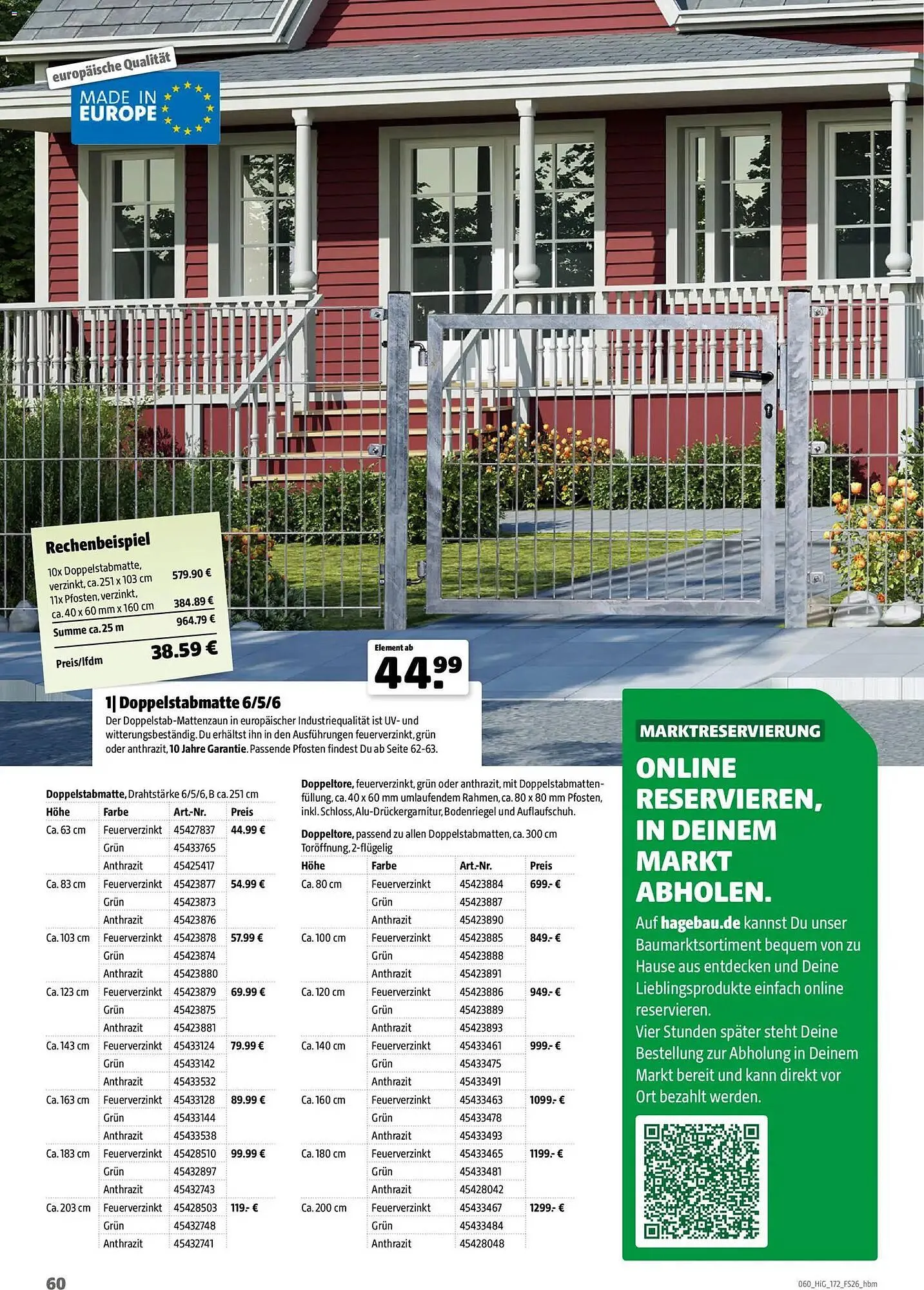 Hagebau Prospekt von 2. März bis 31. Dezember 2026 - Prospekt seite 60