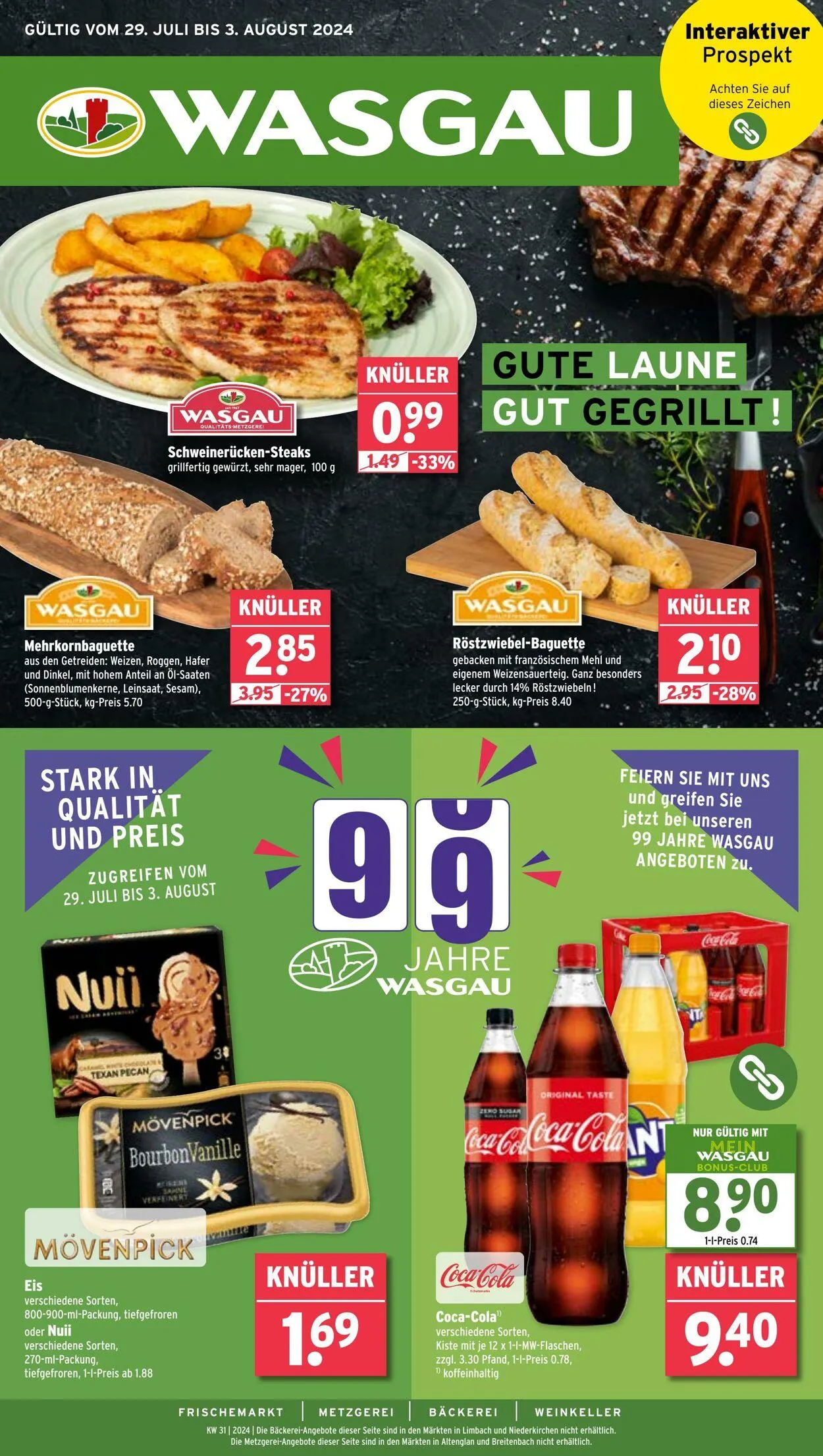 WASGAU Aktueller Prospekt - 1