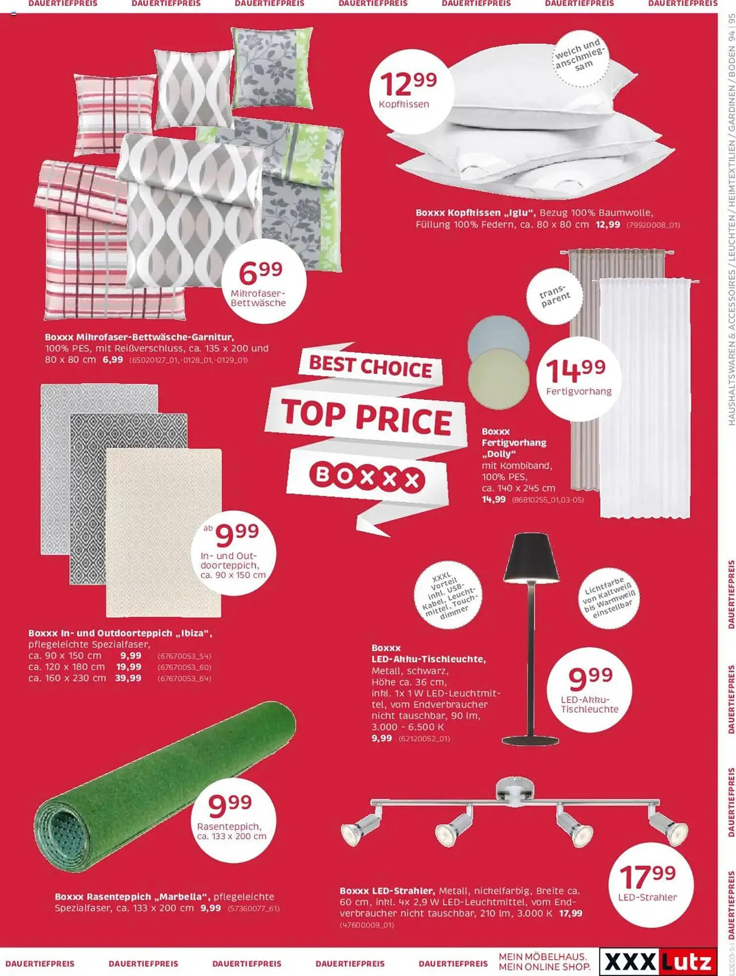 XXXLutz Prospekt von 1. März bis 30. Juni 2025 - Prospekt seite 95