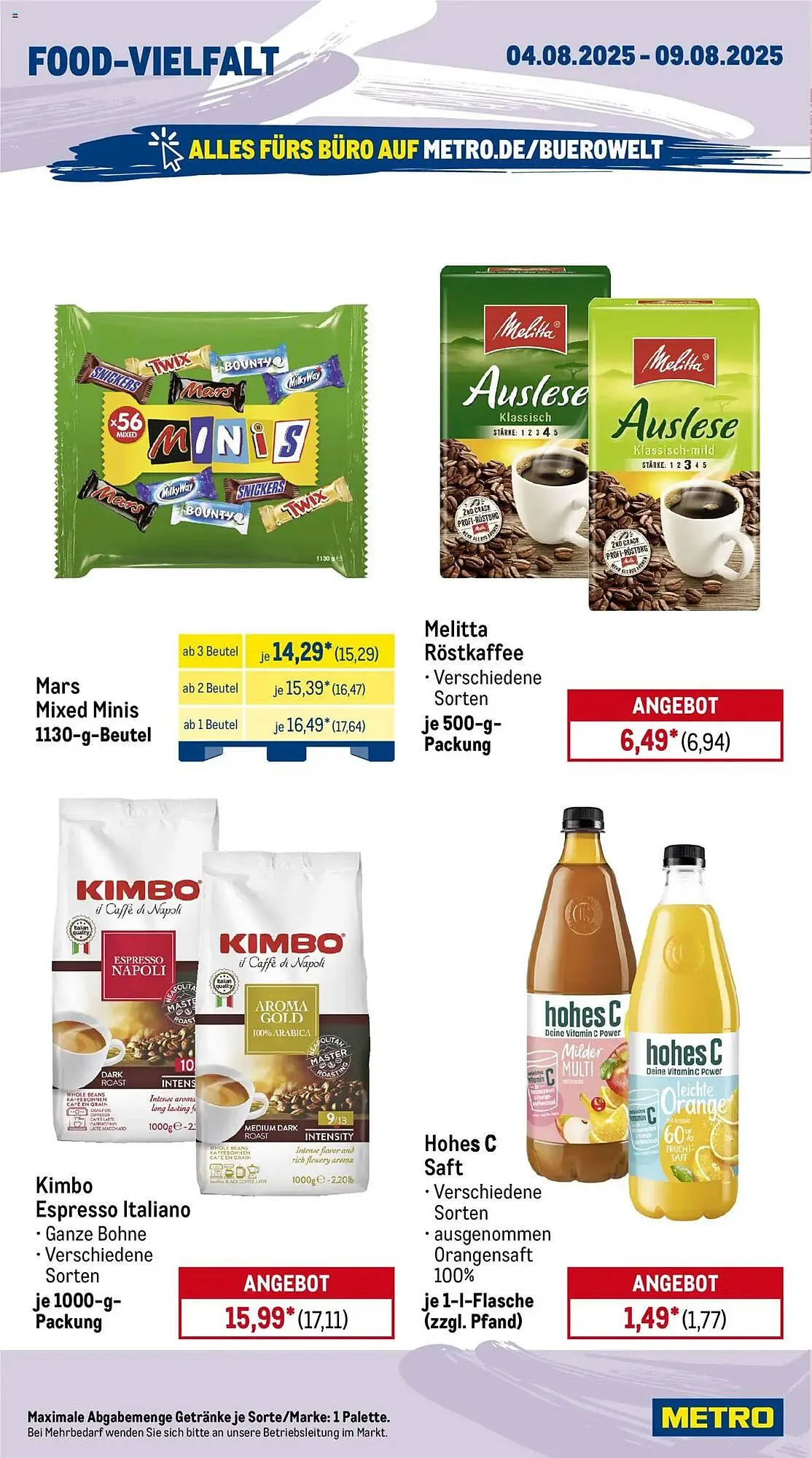METRO Prospekt von 4. August bis 9. August 2025 - Prospekt seite 12