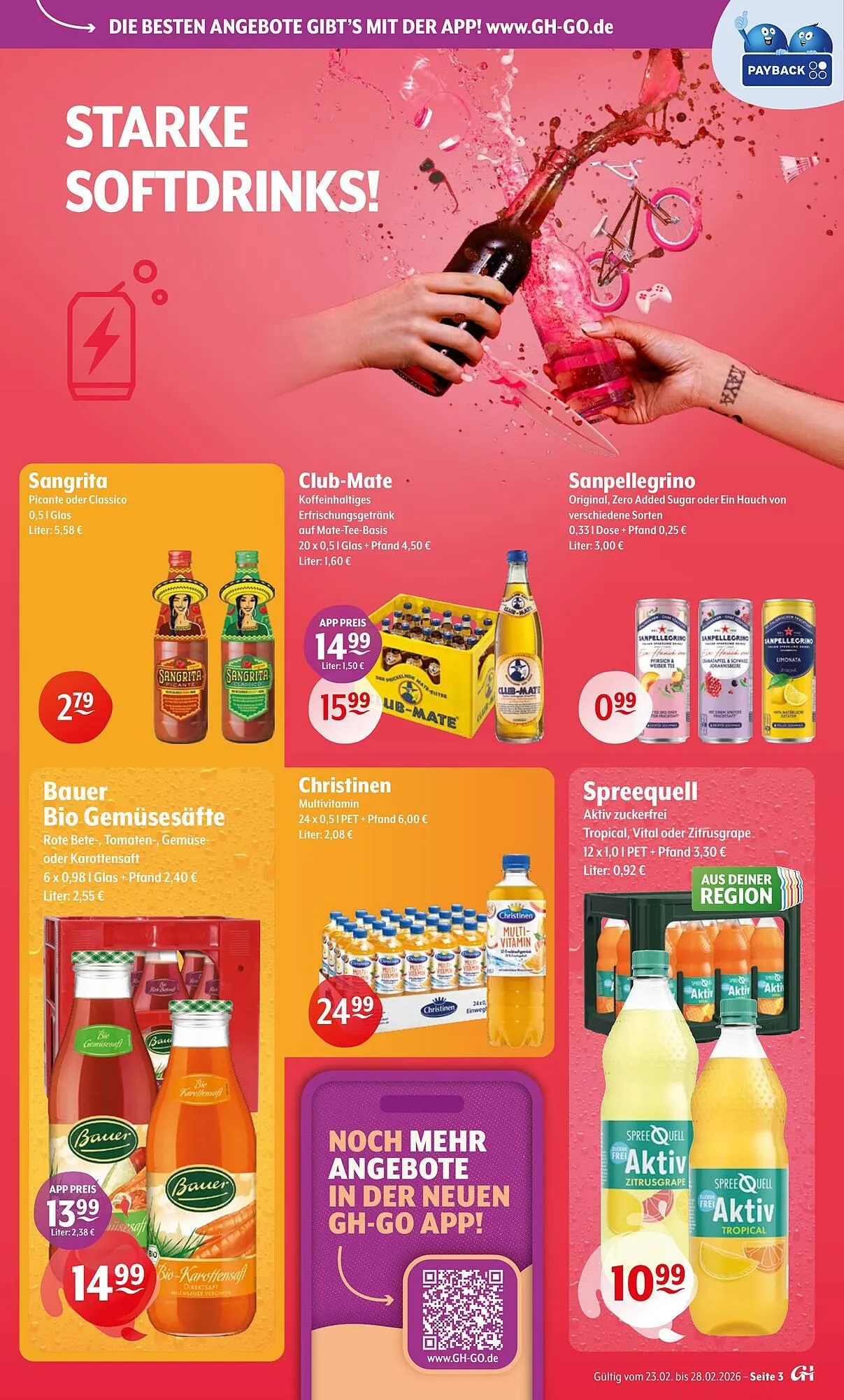 Getränke Hoffmann Prospekt von 23. Februar bis 28. Februar 2026 - Prospekt seite 3