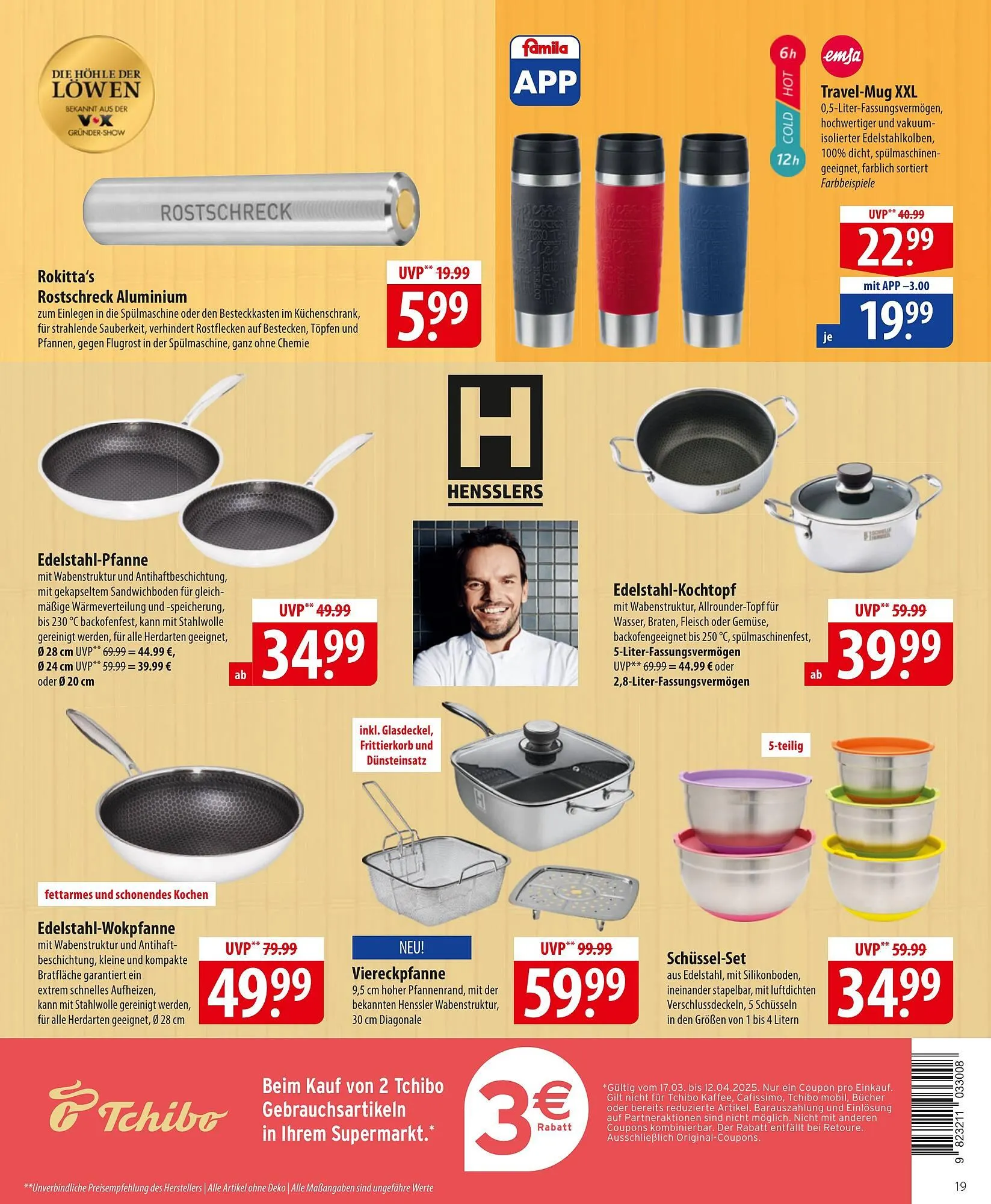 Famila Nord Ost Prospekt von 17. März bis 29. März 2025 - Prospekt seite 19