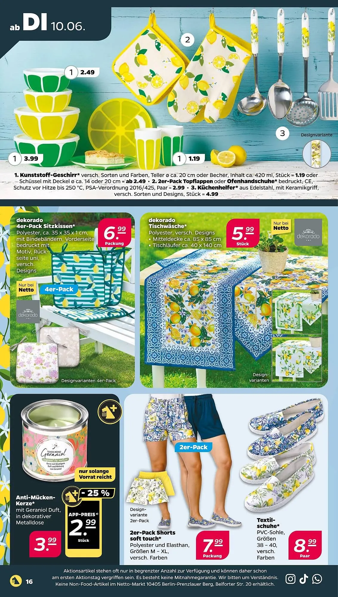 NETTO Prospekt von 10. Juni bis 14. Juni 2025 - Prospekt seite 16