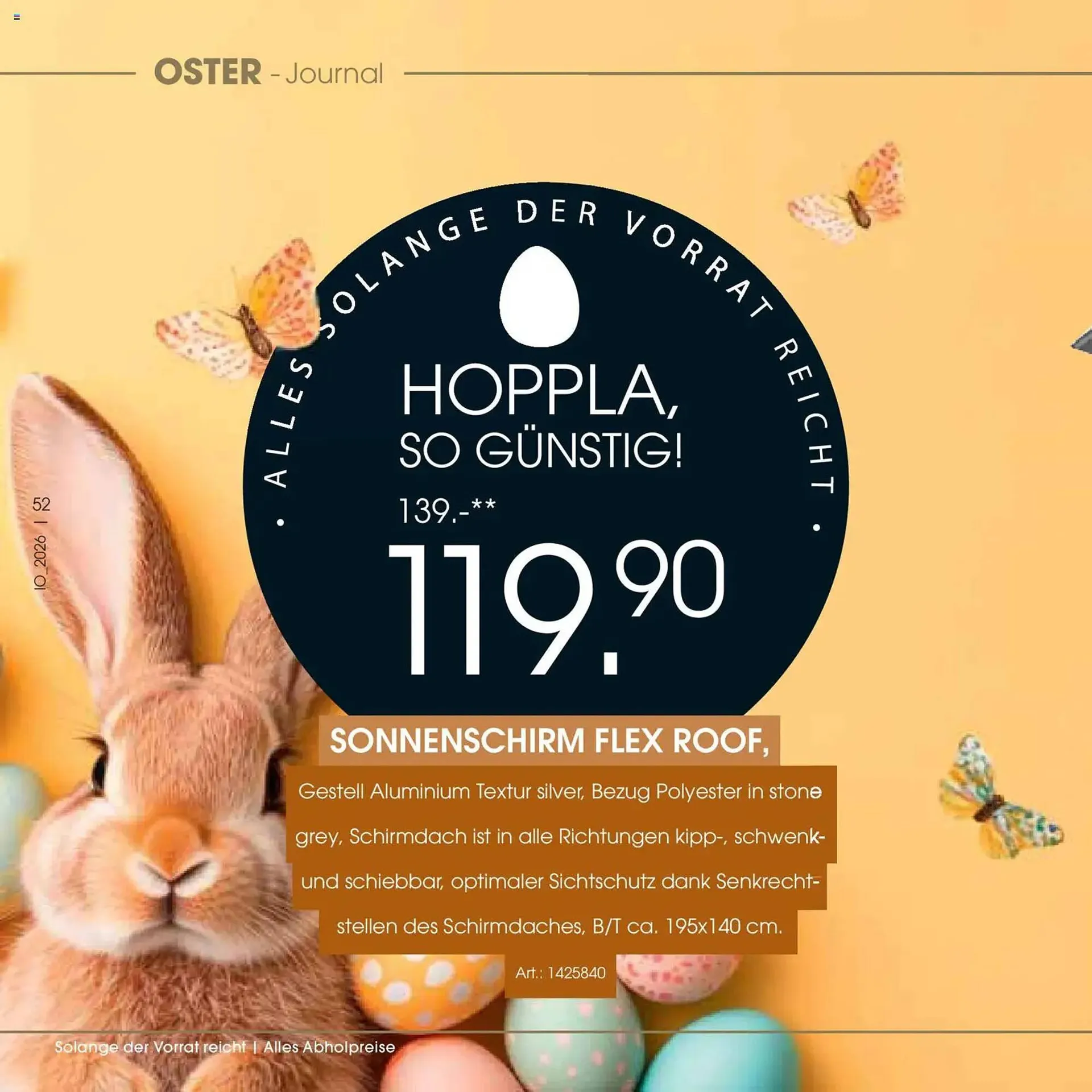 Zurbrüggen Prospekt von 23. März bis 11. April 2026 - Prospekt seite 52