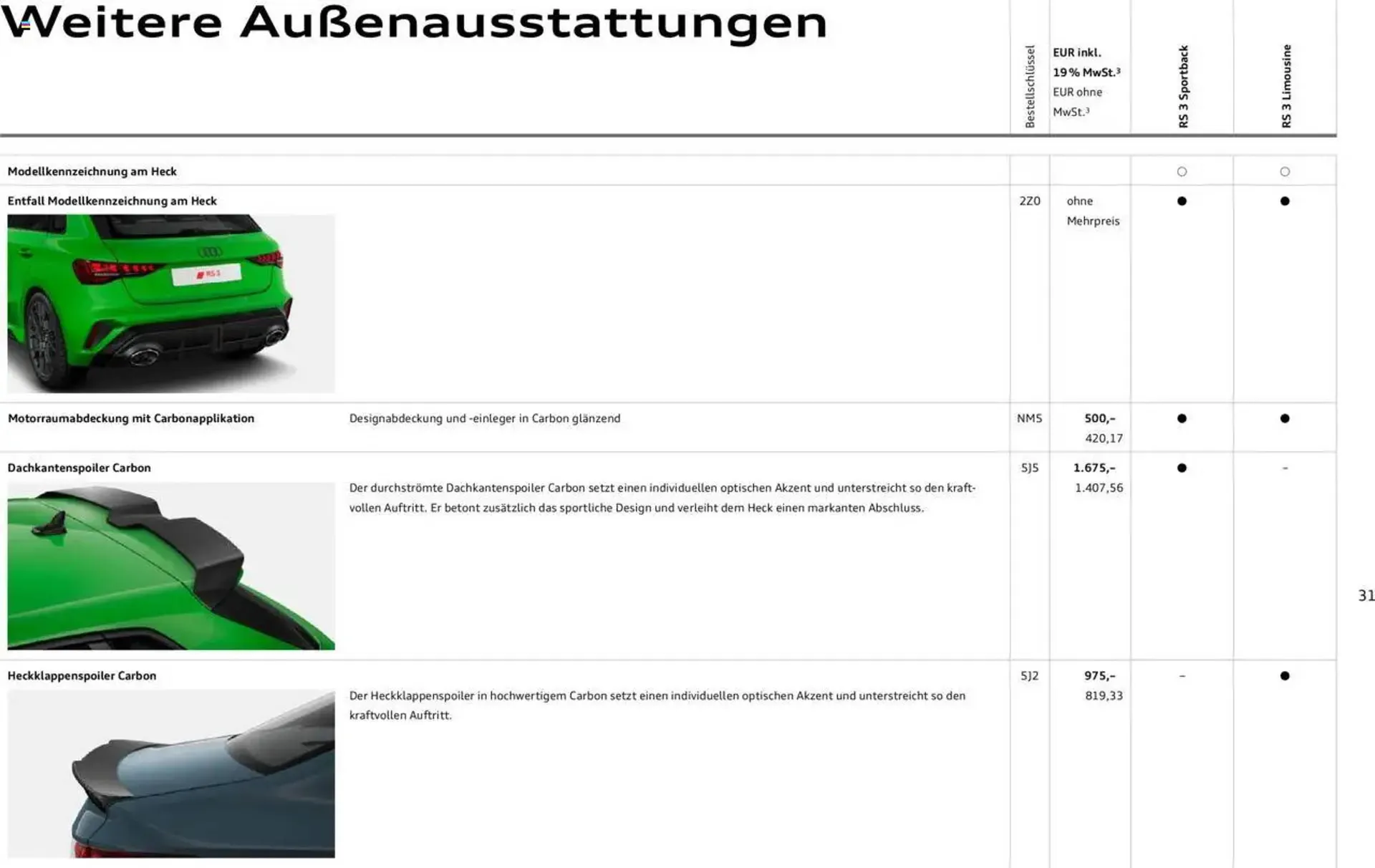 Audi Prospekt von 29. Januar bis 9. Januar 2026 - Prospekt seite 31