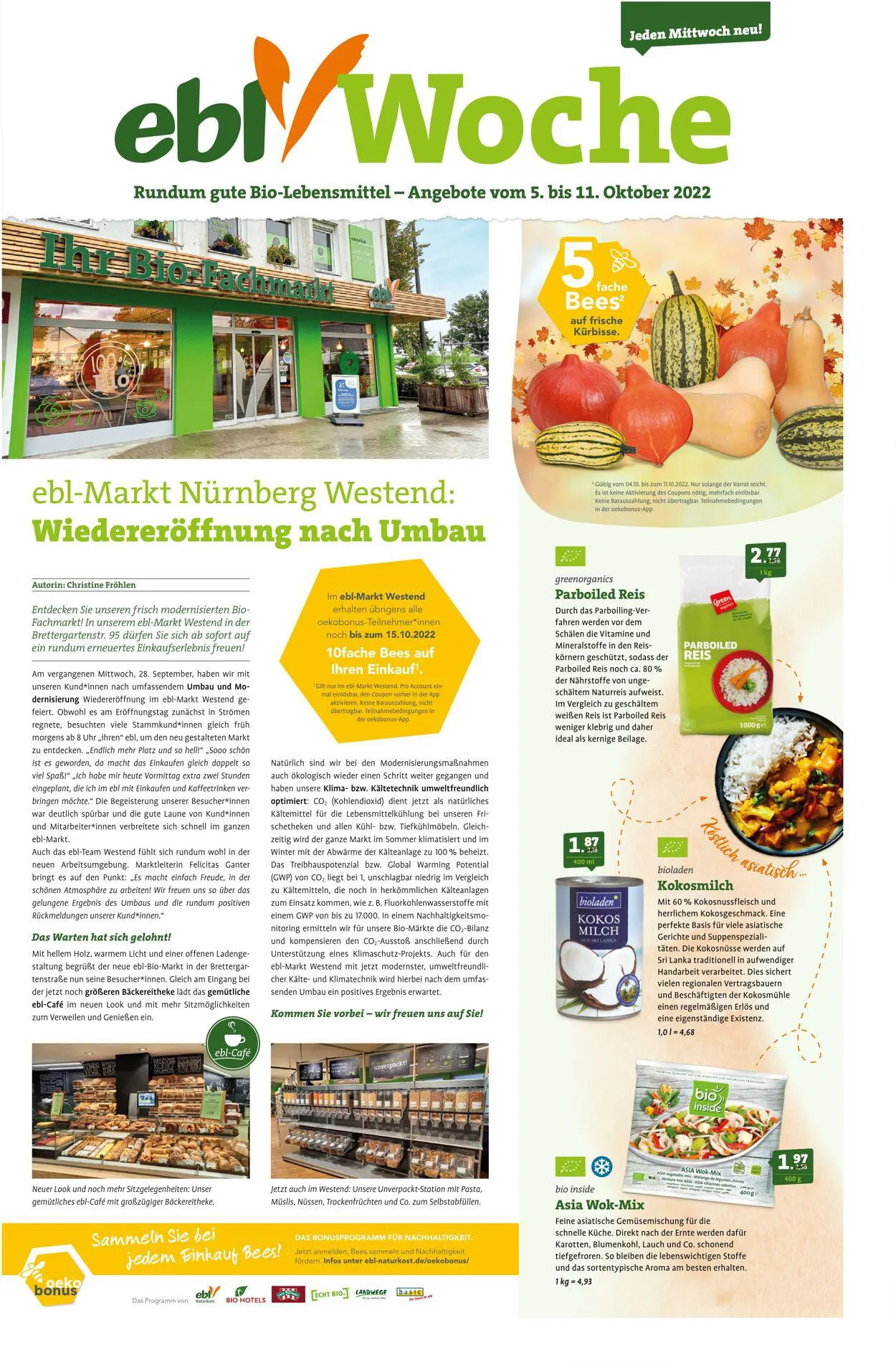 ebl Naturkos von 28. September bis 4. Oktober 2023 - Prospekt seite 1
