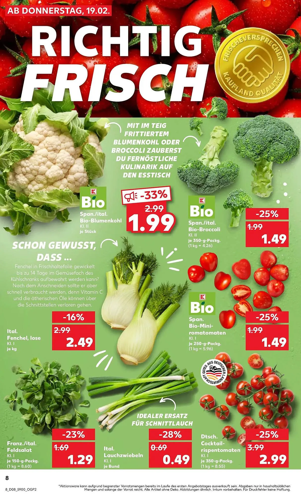 Kaufland Prospekt von 22. Februar bis 25. Februar 2026 - Prospekt seite 8