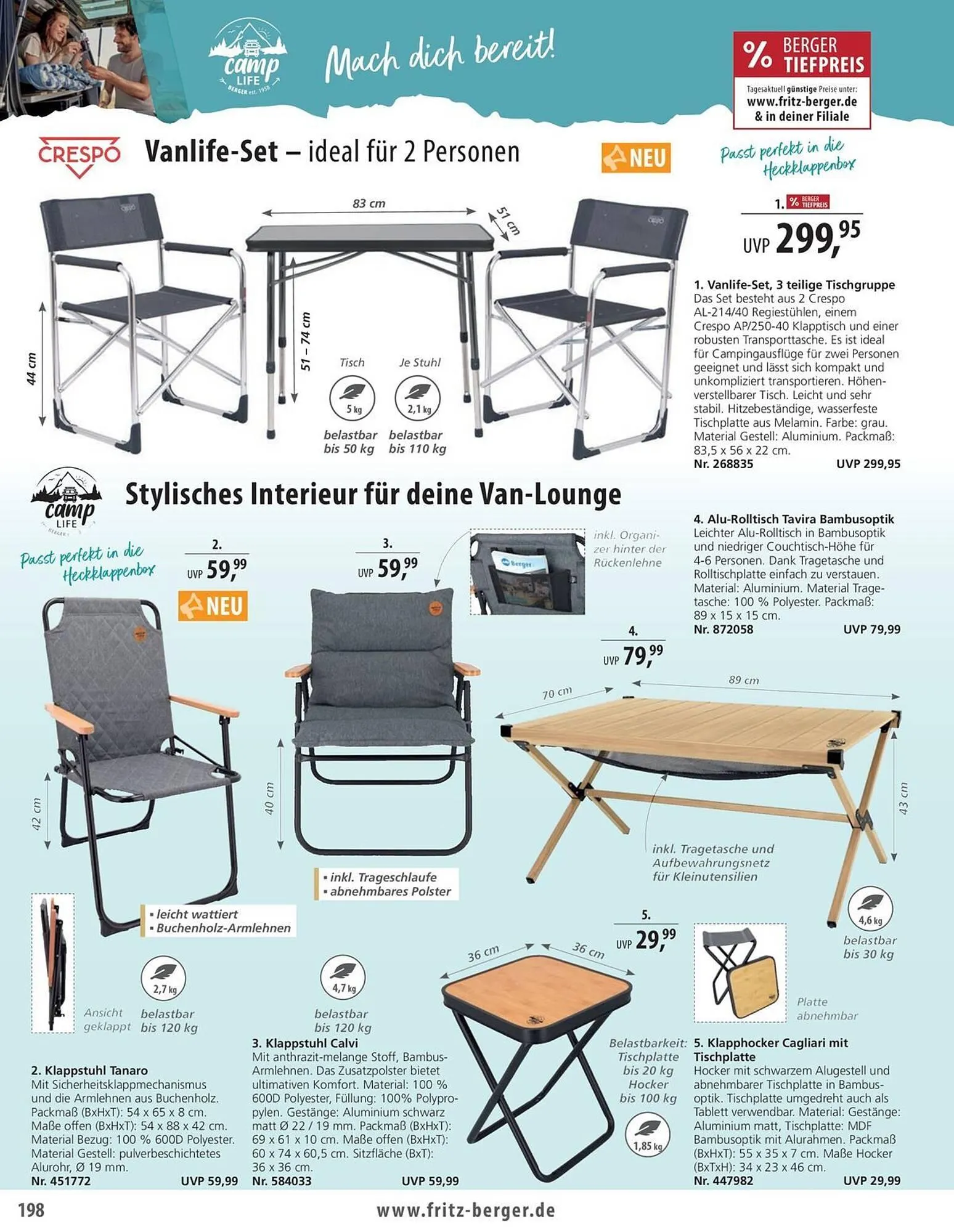 Fritz Berger Prospekt von 27. Mai bis 31. Dezember 2025 - Prospekt seite 198