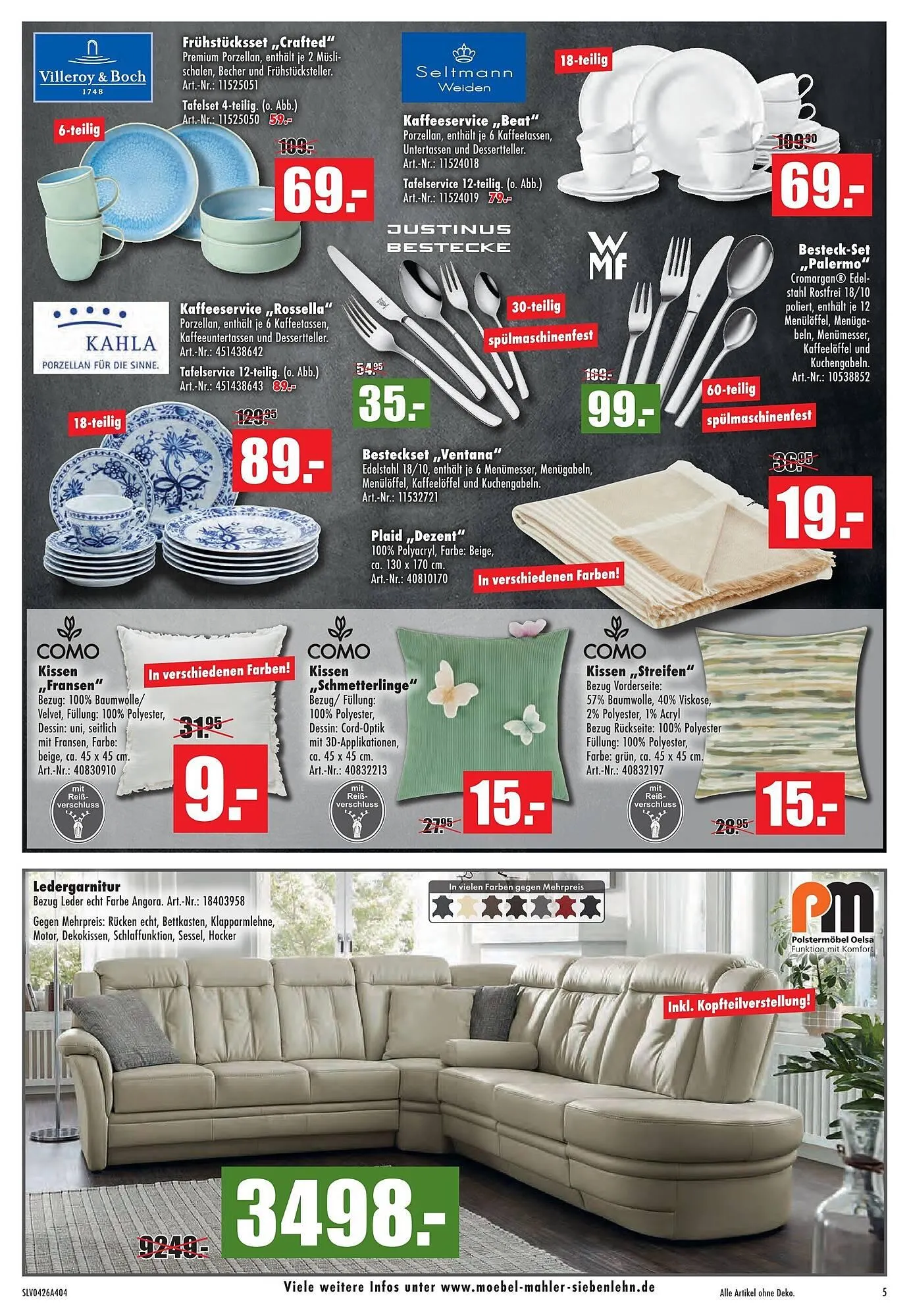 Möbel Mahler Katalog von 15. April bis 5. Mai 2026 - Prospekt seite 5