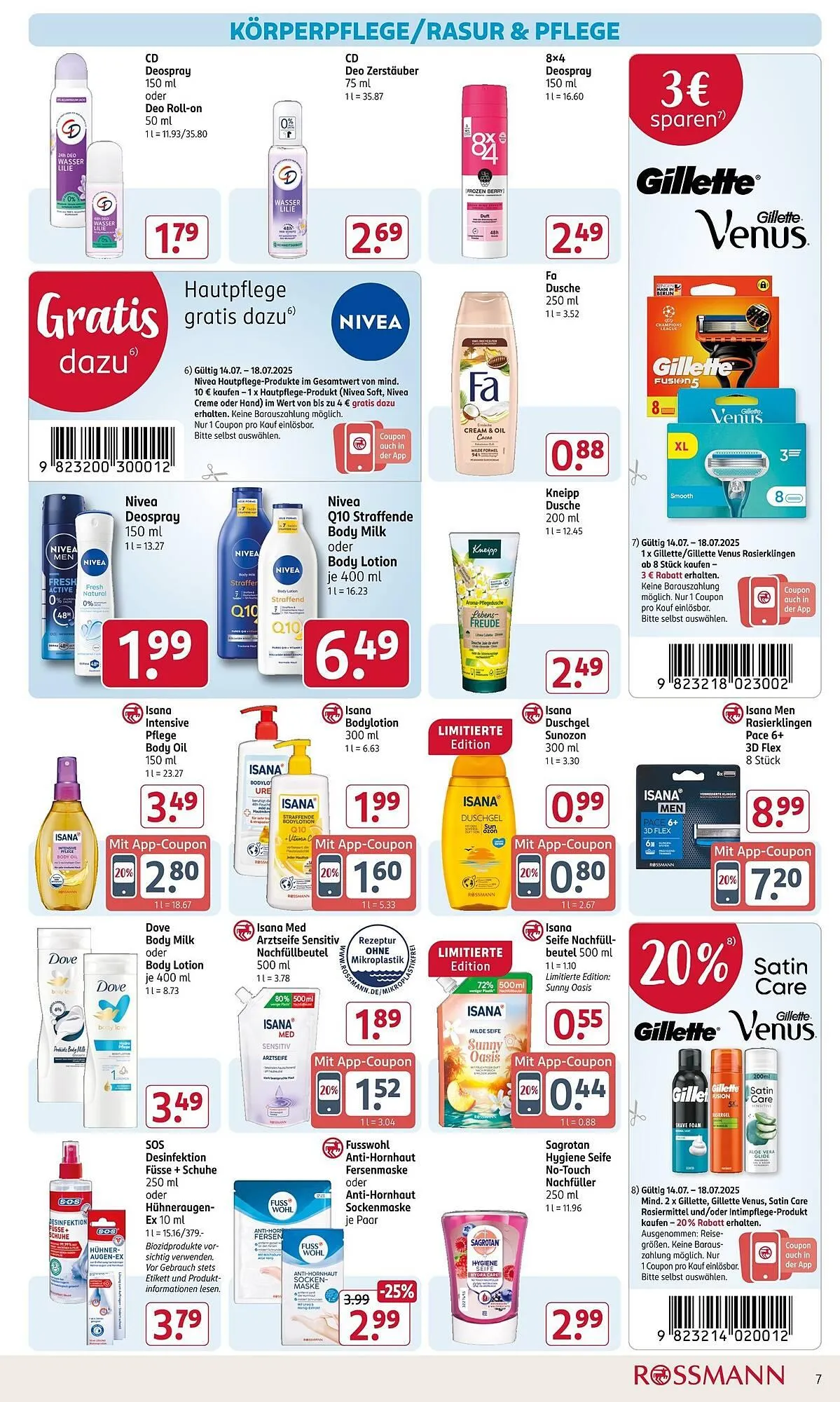 Rossmann Prospekt von 14. Juli bis 18. Juli 2025 - Prospekt seite 10