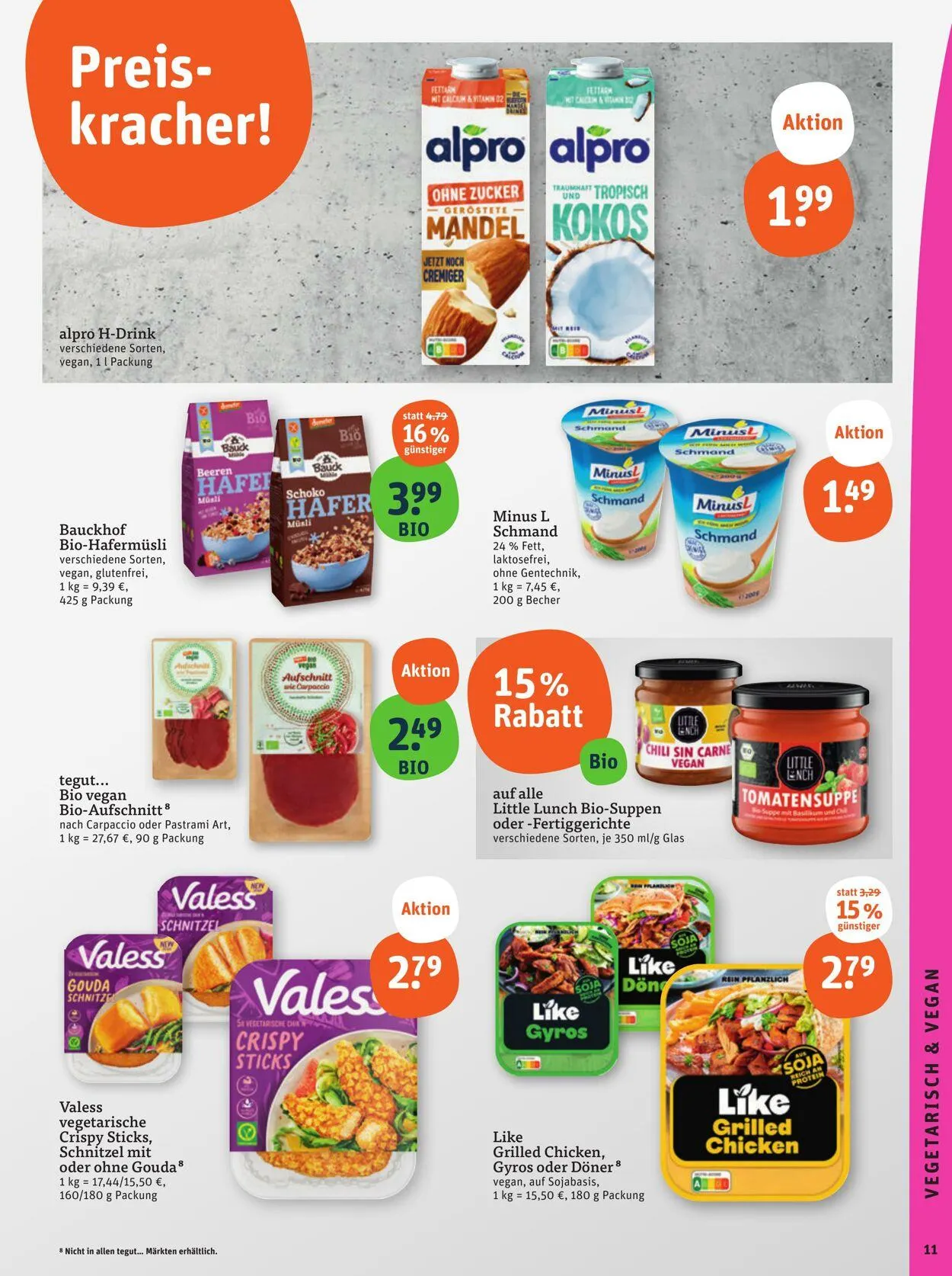 Tegut Aktueller Prospekt von 11. August bis 17. August 2025 - Prospekt seite 13