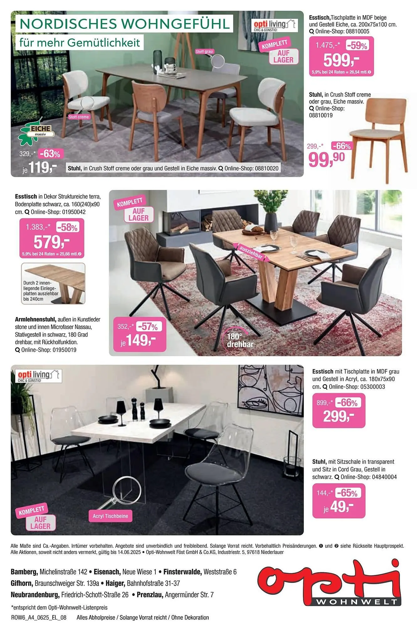 Opti Wohnwelt Prospekt von 22. Mai bis 15. Juni 2025 - Prospekt seite 8