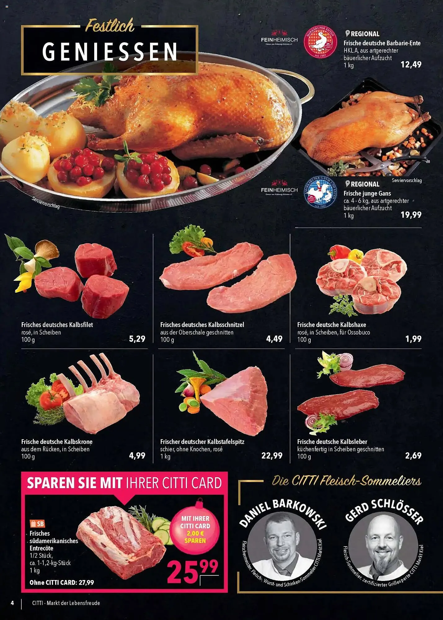 CITTI Markt Prospekt von 3. Dezember bis 9. Dezember 2025 - Prospekt seite 4