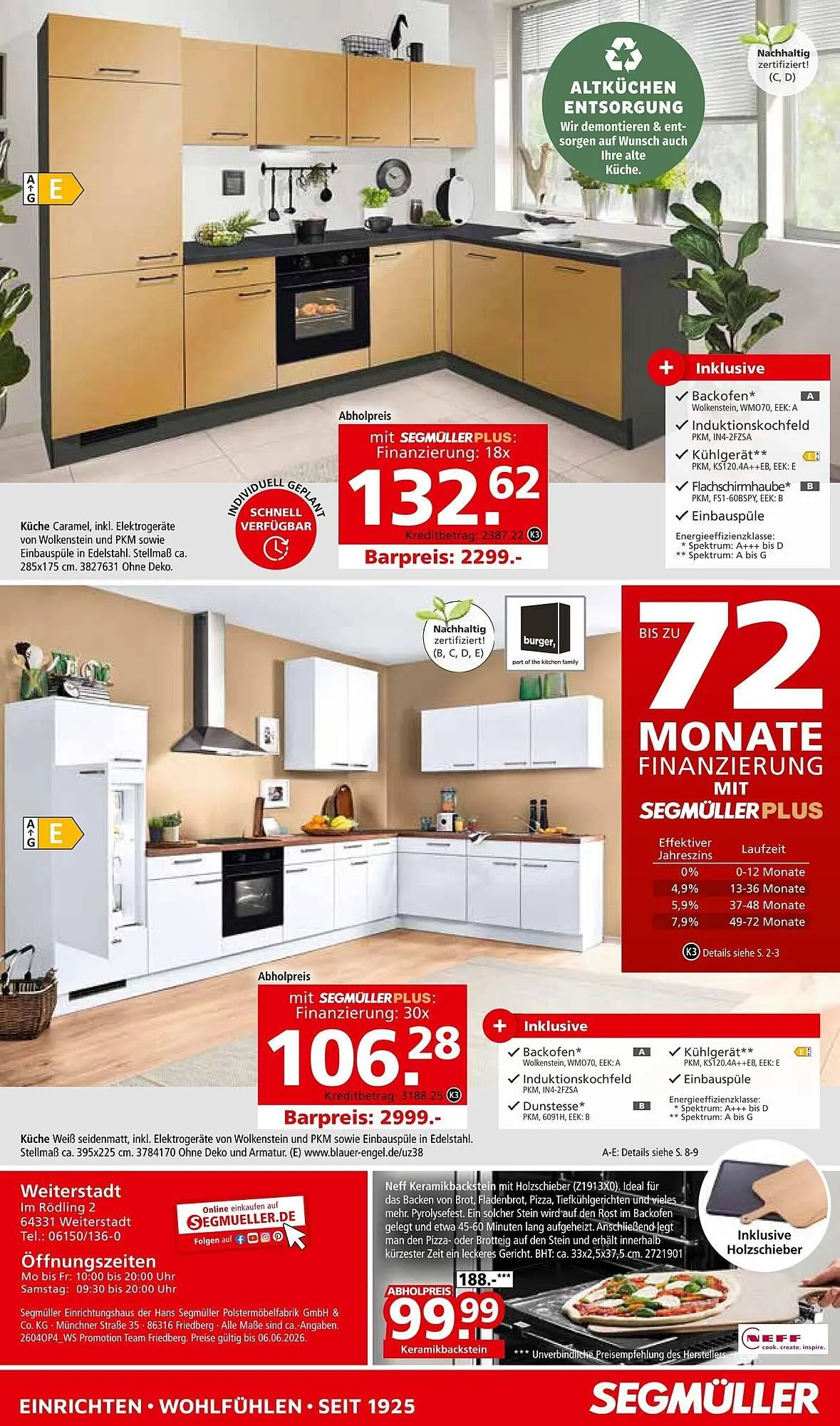Segmüller Prospekt von 13. April bis 6. Juni 2026 - Prospekt seite 22