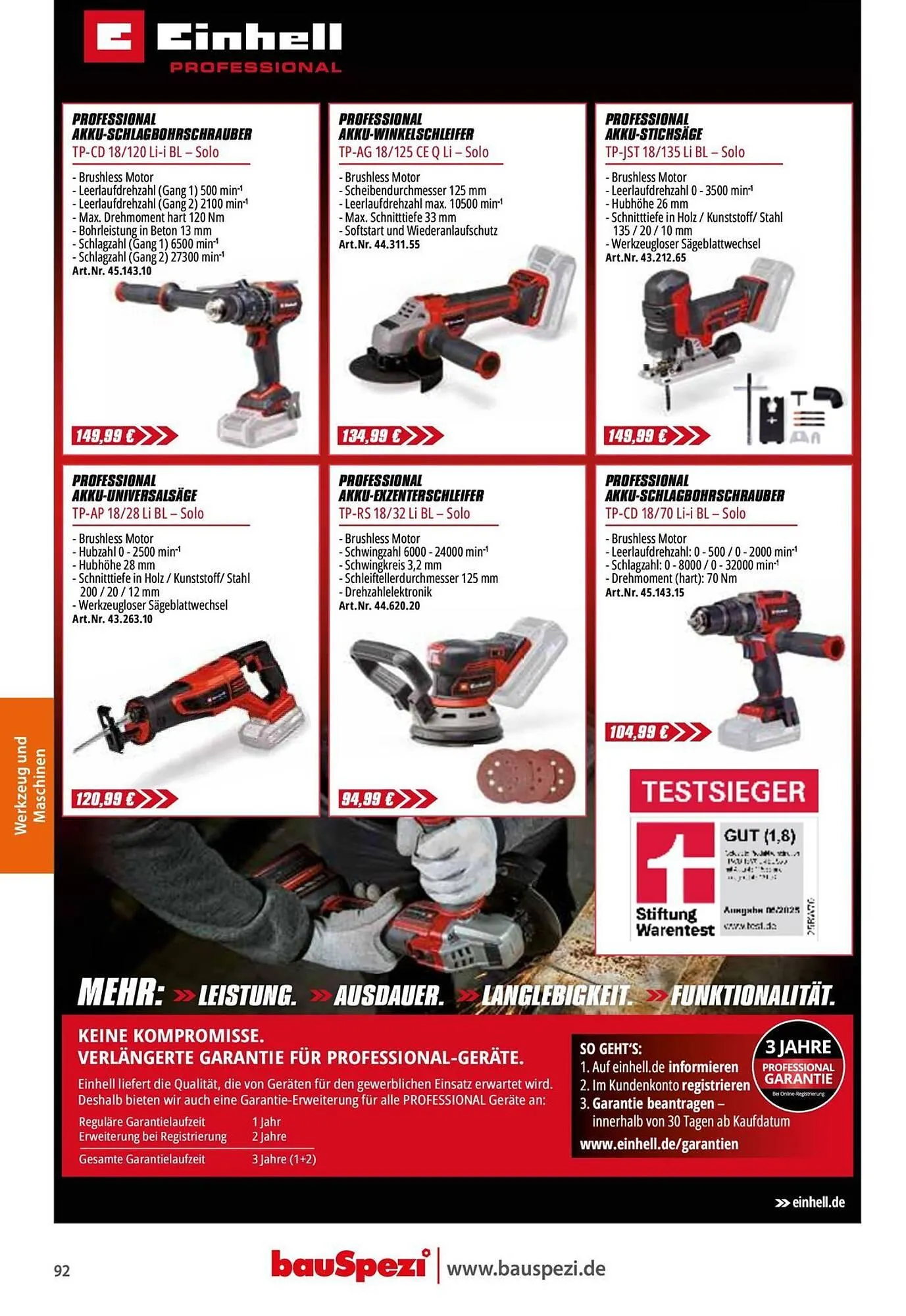 BauSpezi Prospekt von 15. April bis 31. Dezember 2026 - Prospekt seite 94