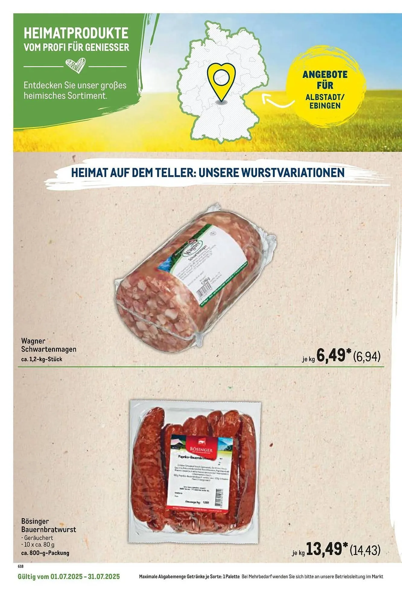 METRO Prospekt von 1. Juli bis 31. Juli 2025 - Prospekt seite 122