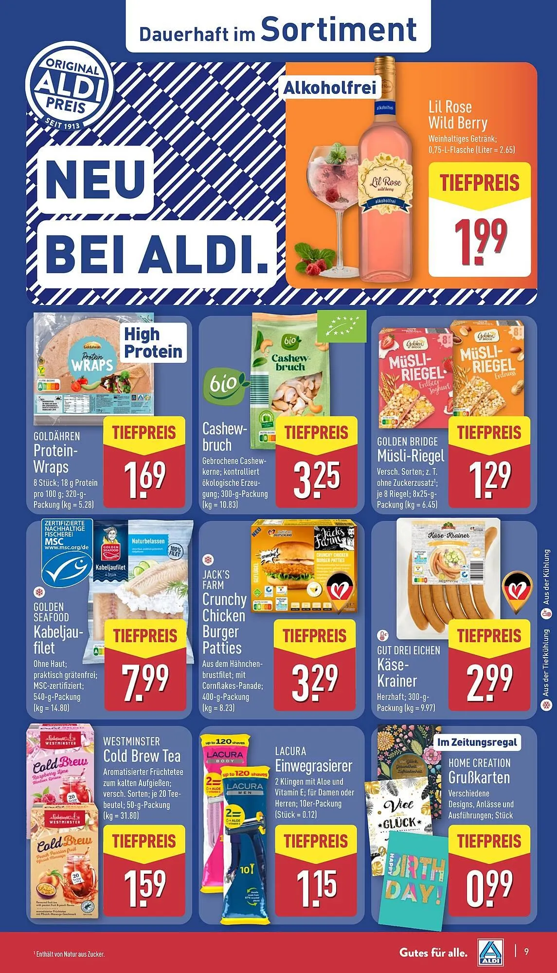 Aldi Nord Prospekt von 28. Juli bis 2. August 2025 - Prospekt seite 9