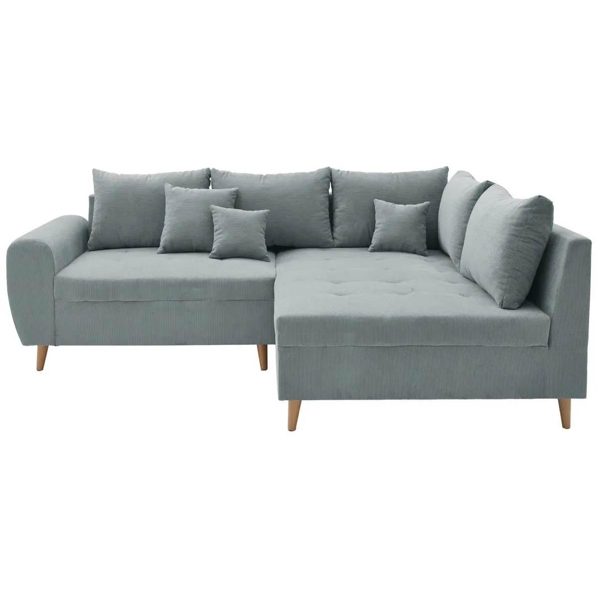 Ecksofa CARLA 249 x 175 cm mintgrün