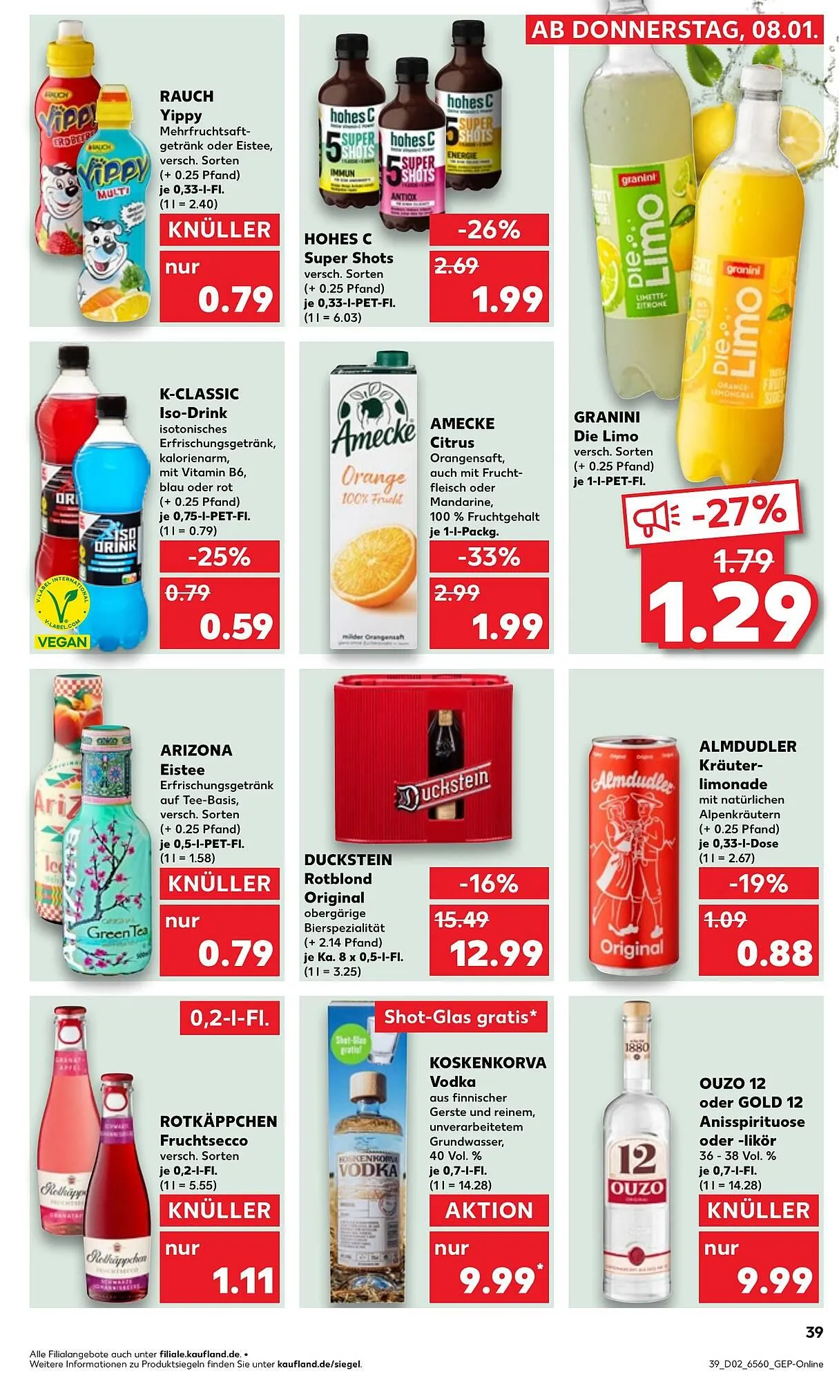 Kaufland Prospekt von 8. Januar bis 14. Januar 2026 - Prospekt seite 37