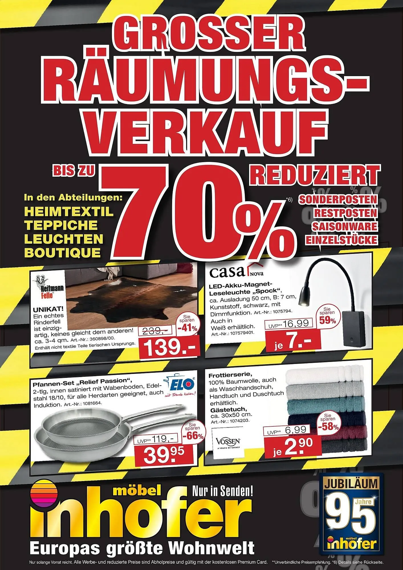 Möbel Inhofer Prospekt von 23. Februar bis 21. März 2026 - Prospekt seite 1