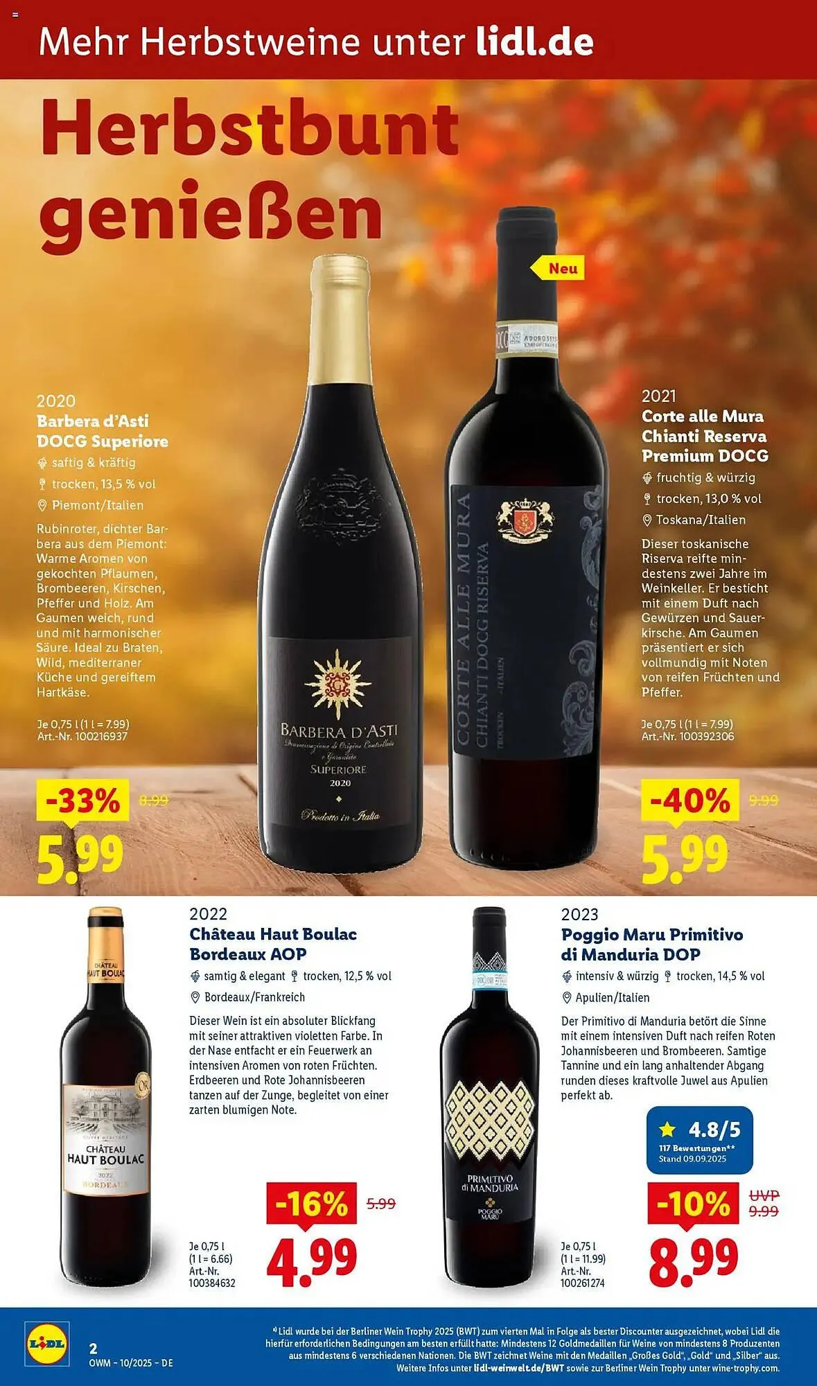 Lidl Prospekt von 1. Oktober bis 31. Oktober 2025 - Prospekt seite 2