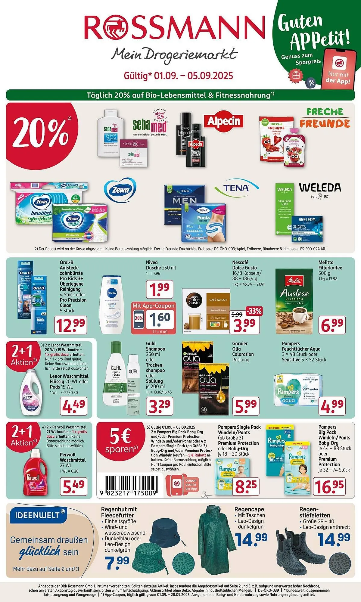 Rossmann Prospekt von 1. September bis 5. September 2025 - Prospekt seite 1