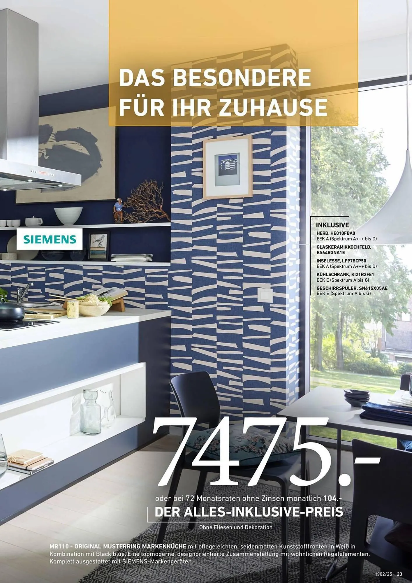 Küchen Aktuell Prospekt von 15. April bis 21. April 2025 - Prospekt seite 23