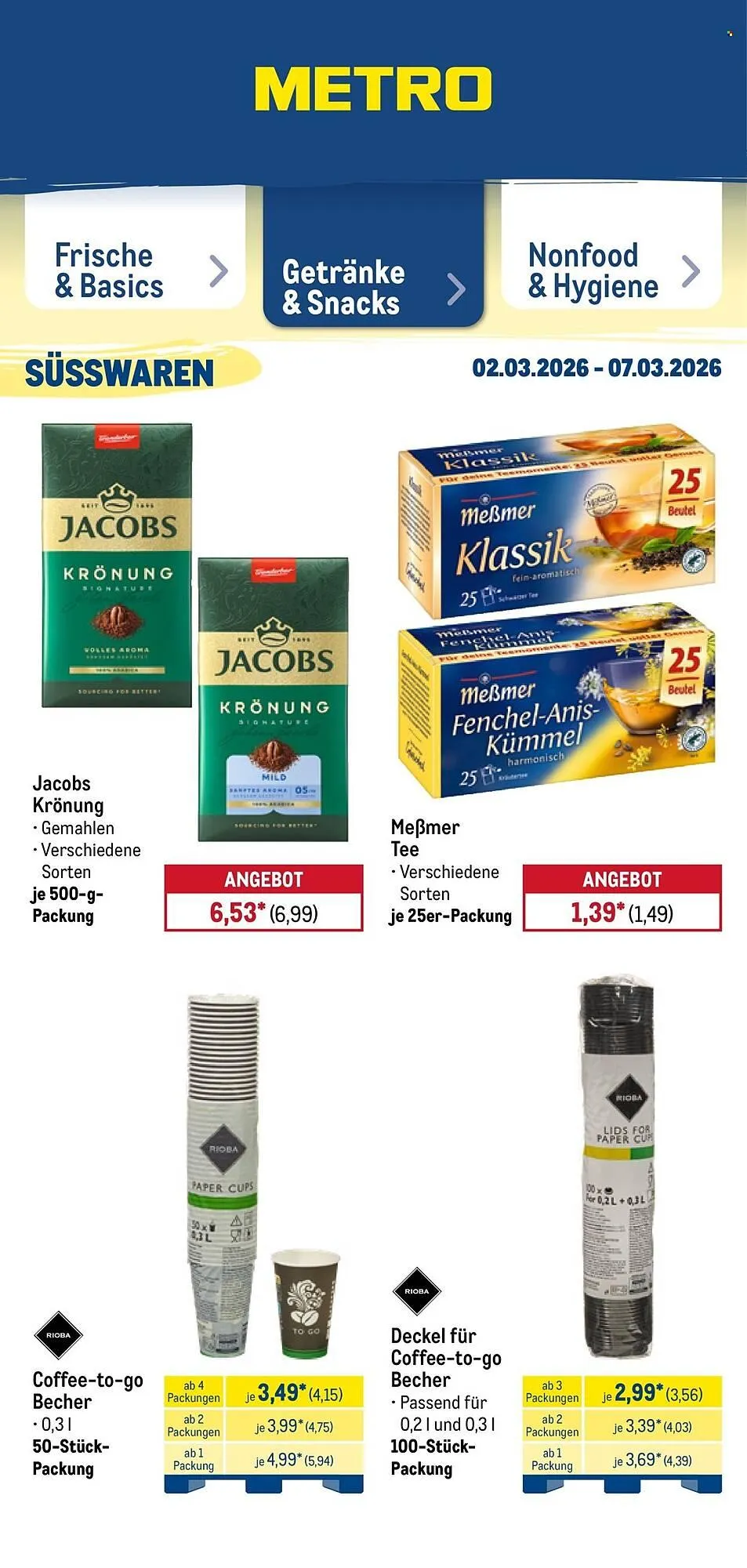 METRO Prospekt von 2. März bis 7. März 2026 - Prospekt seite 39