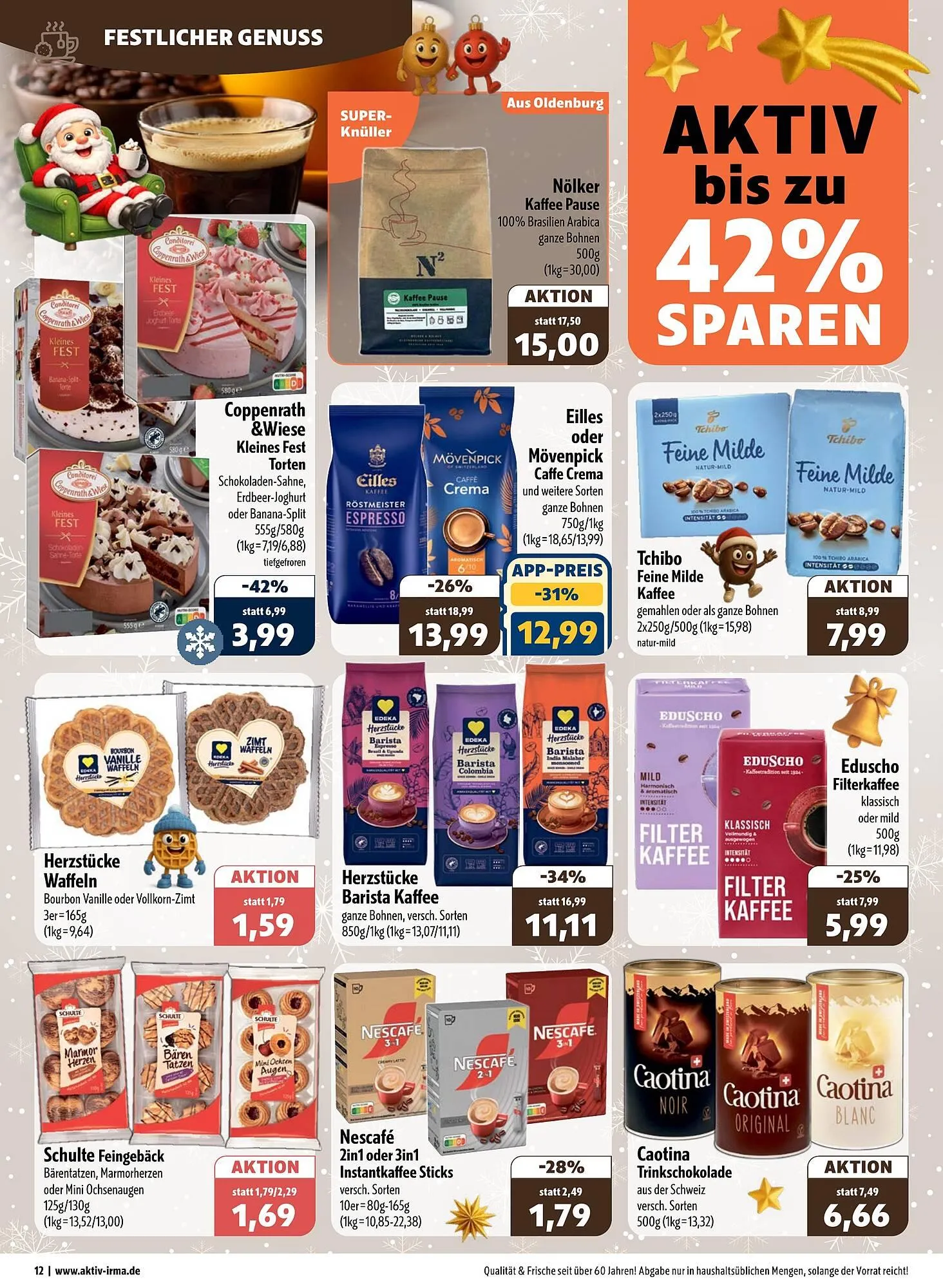 Aktiv Irma Prospekt von 22. Dezember bis 27. Dezember 2025 - Prospekt seite 12
