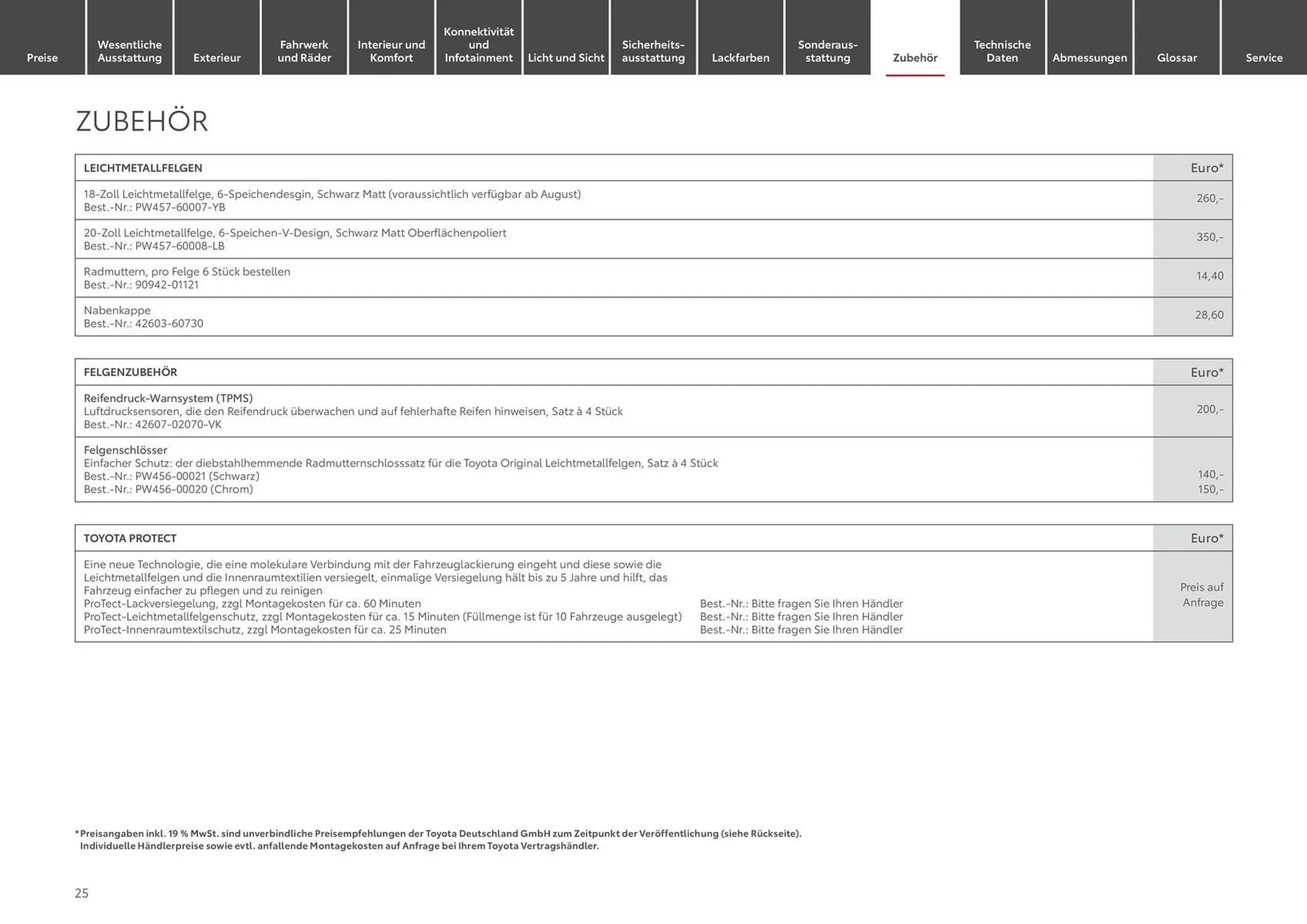 Toyota Prospekt von 12. Juni bis 12. Juni 2025 - Prospekt seite 25