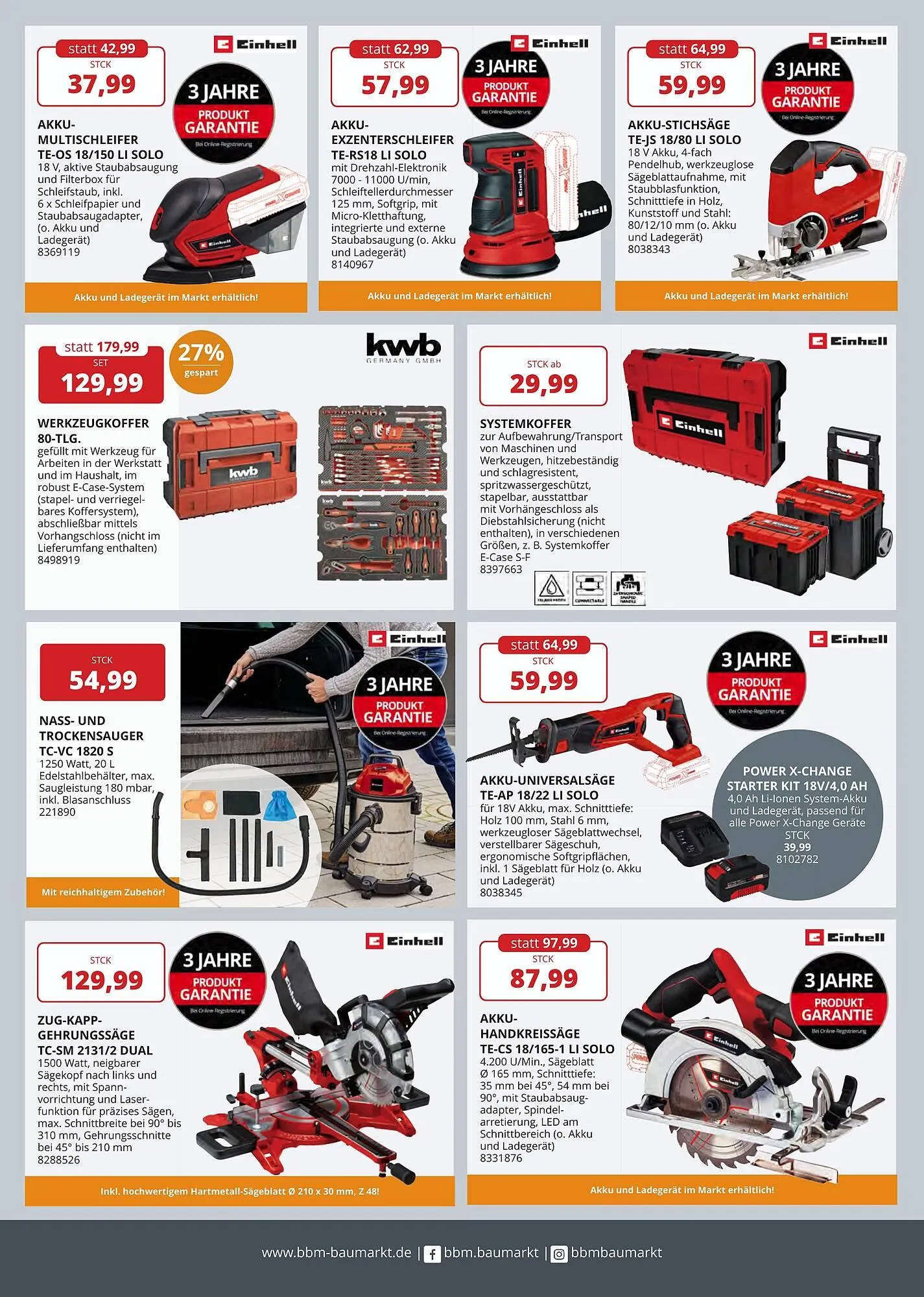 BBM Baumarkt Prospekt von 12. Januar bis 17. Januar 2026 - Prospekt seite 7