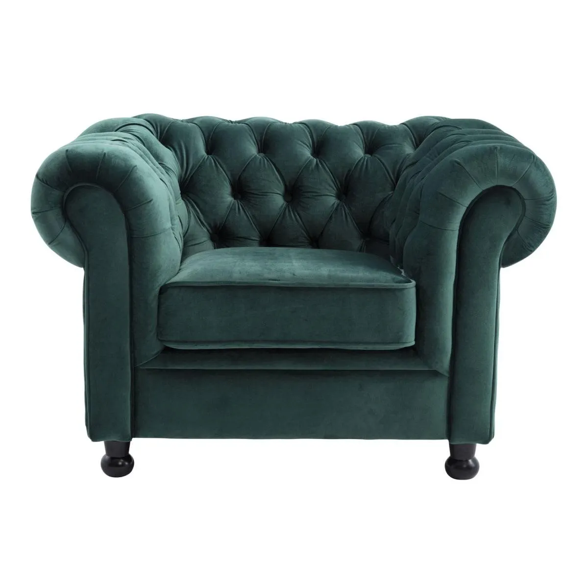 Sessel LONDON Samt grün