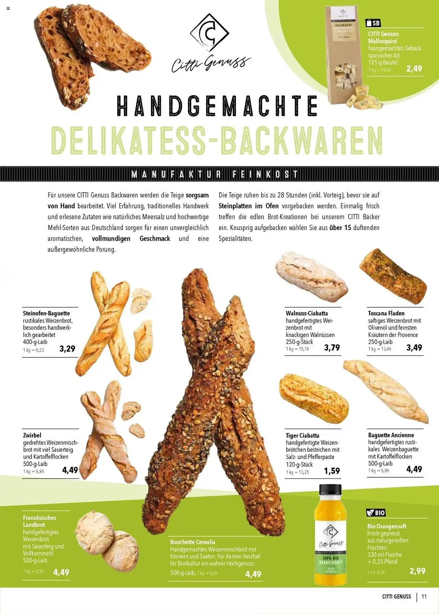 CITTI Markt Prospekt von 16. April bis 14. Oktober 2025 - Prospekt seite 11