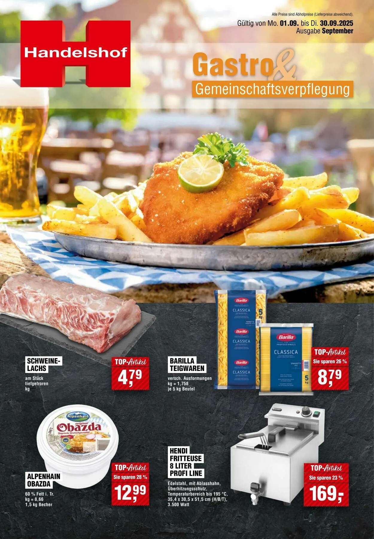 Handelshof von 25. August bis 1. September 2025 - Prospekt seite 1