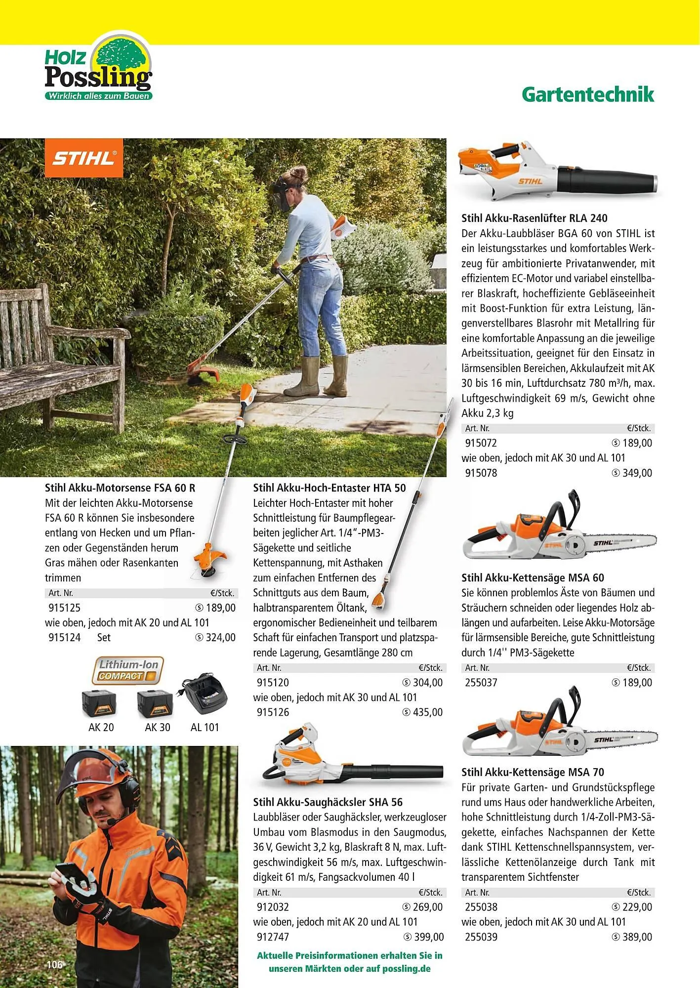 Holz Possling Prospekt von 2. Mai bis 31. Juli 2025 - Prospekt seite 106