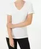 T-Shirt mit Stretch Janina, V-Ausschnitt